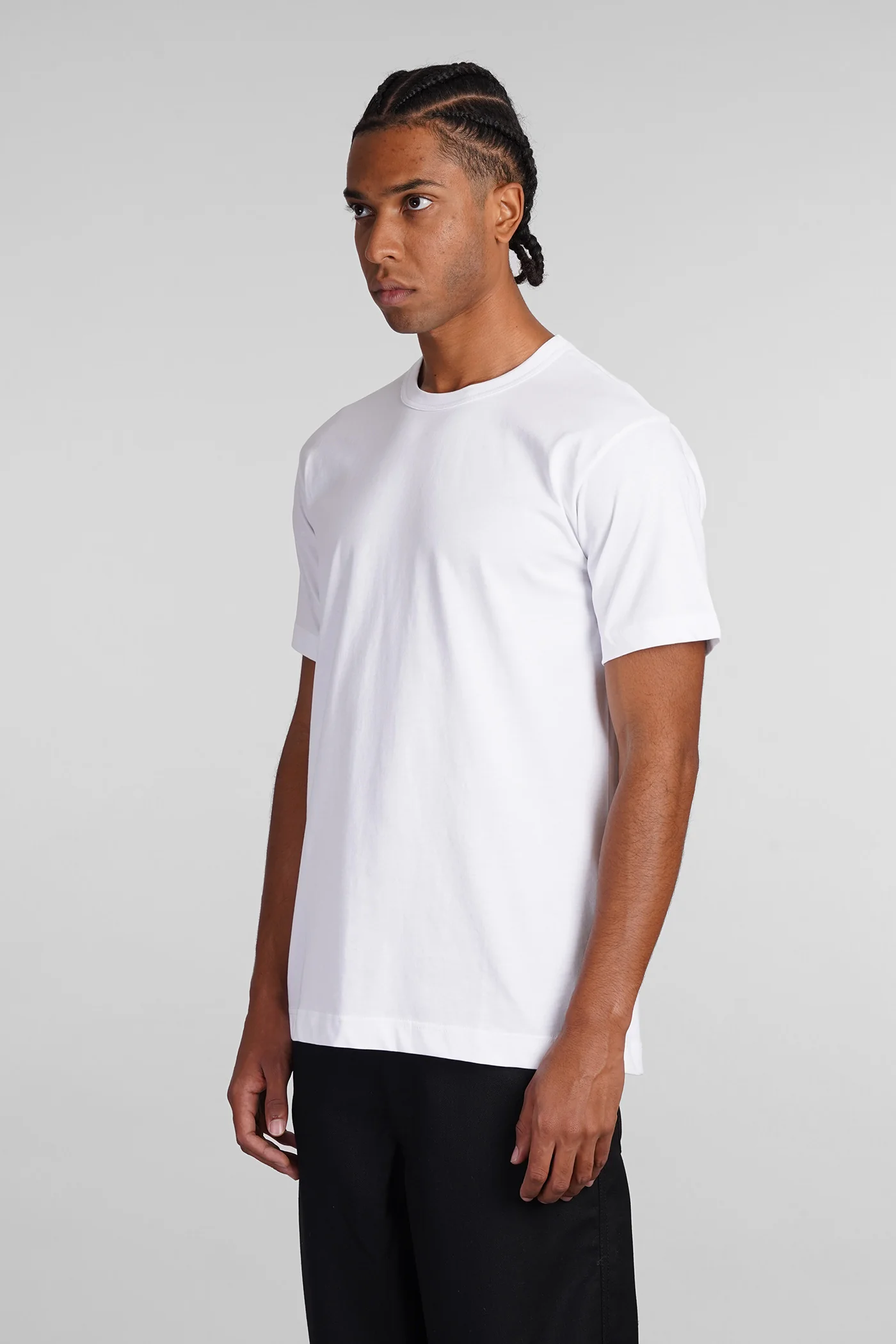 T-Shirt in white cotton - Image 4