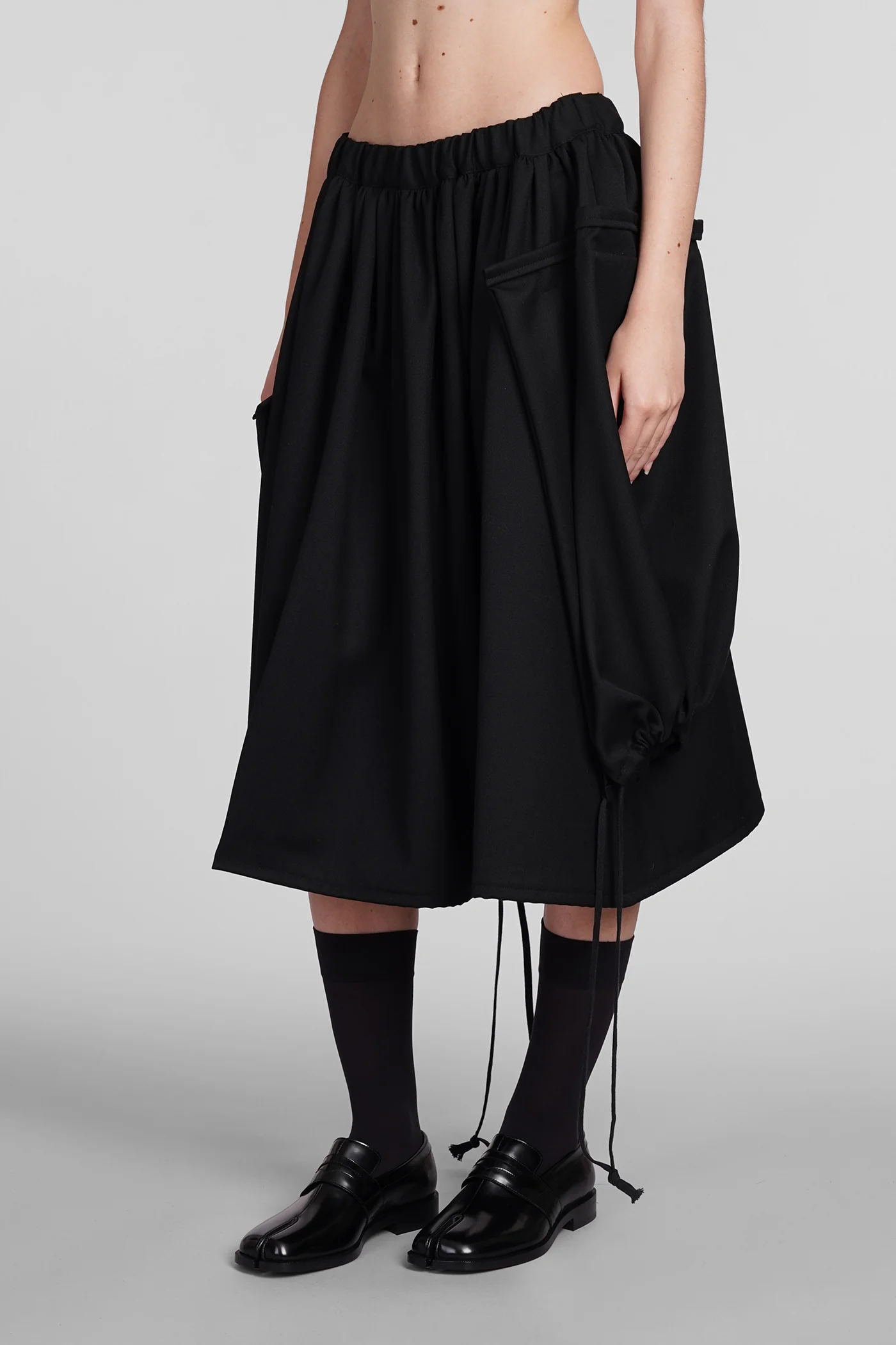 Skirt in black wool - Image 4