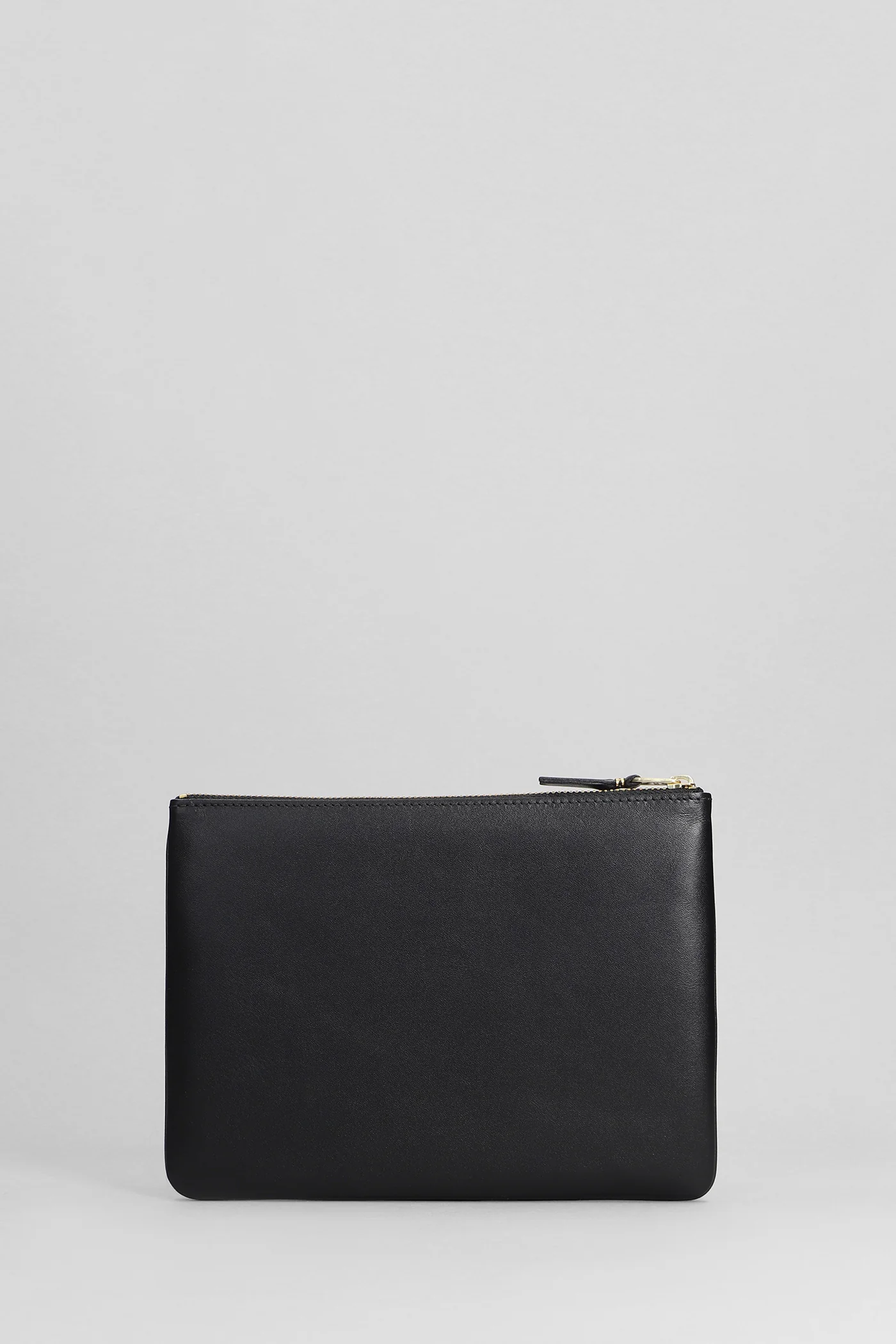 Clutch in black leather - Image 3