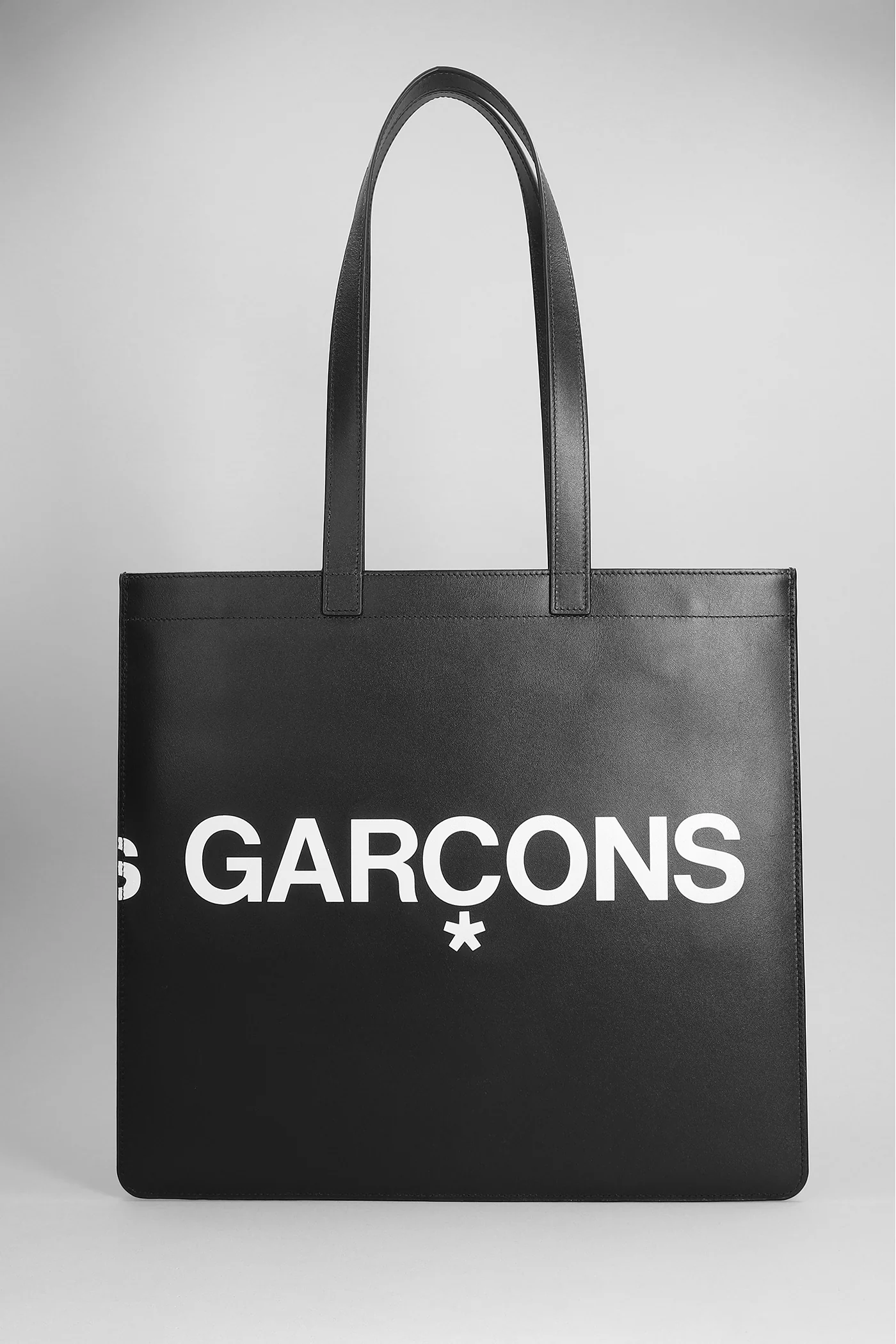 Tote in black leather - Image 3