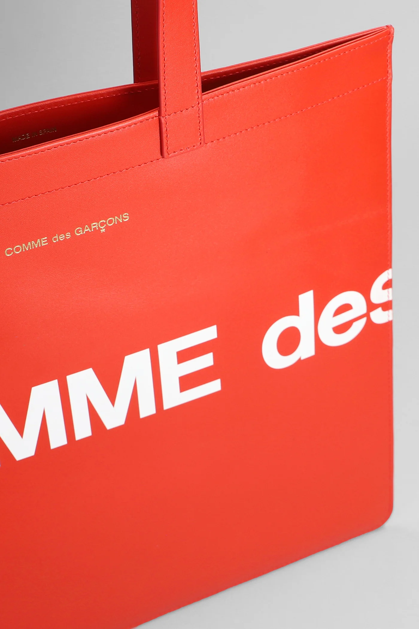 Tote in red leather - Image 4