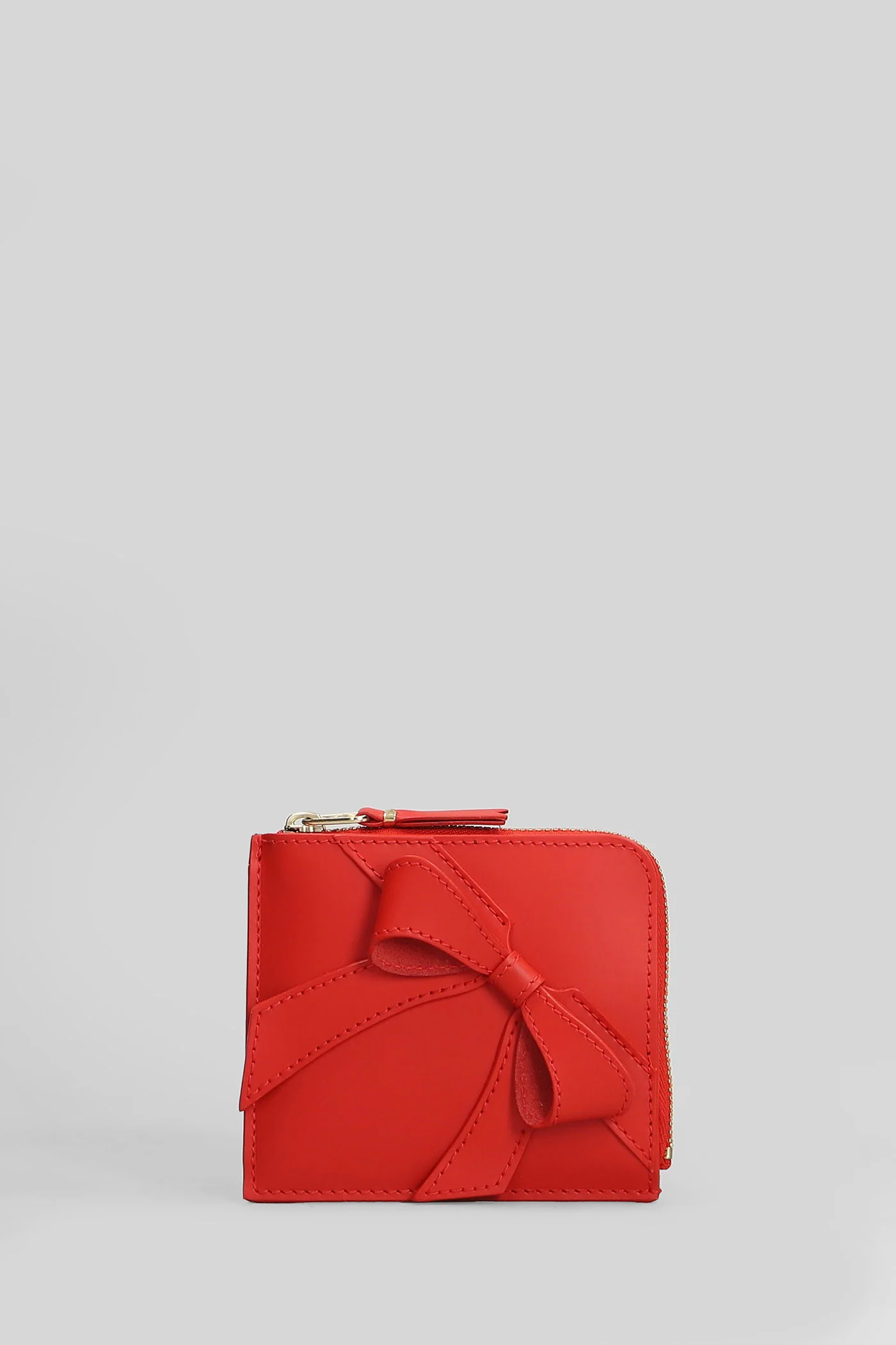 Wallet in red leather