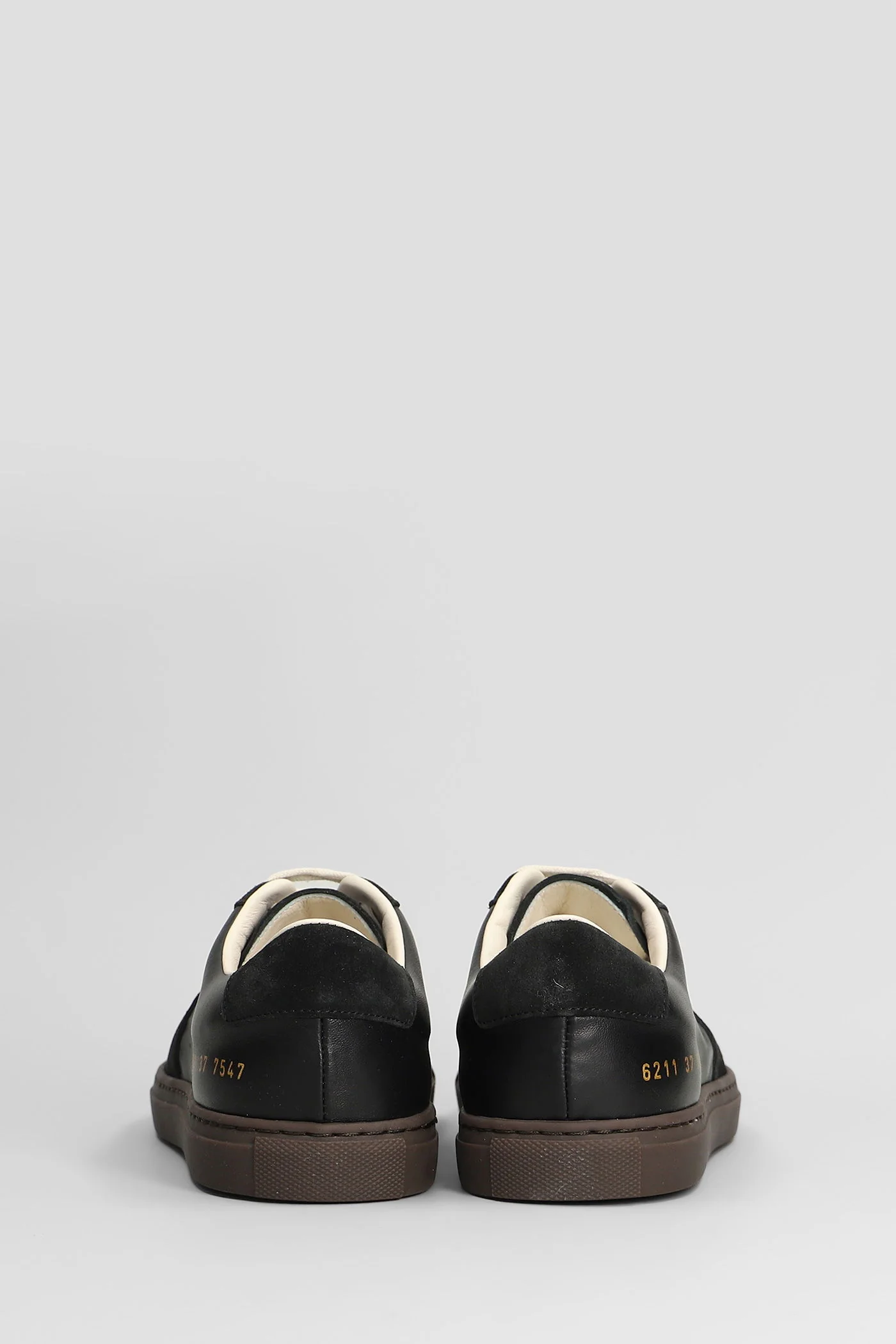 Bball slim Sneakers in black suede and leather - Image 4