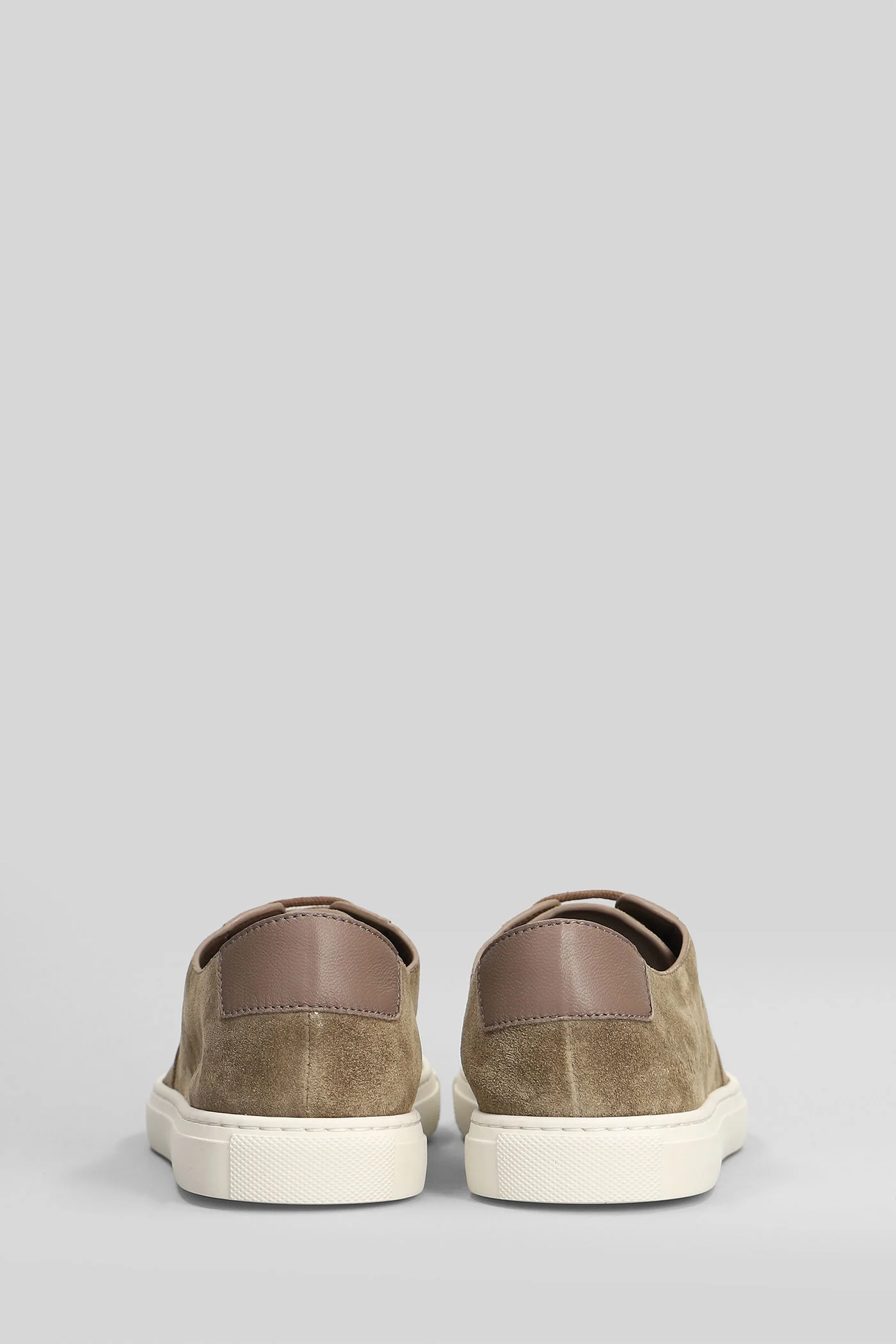 Bball slim Sneakers in taupe suede - Image 4