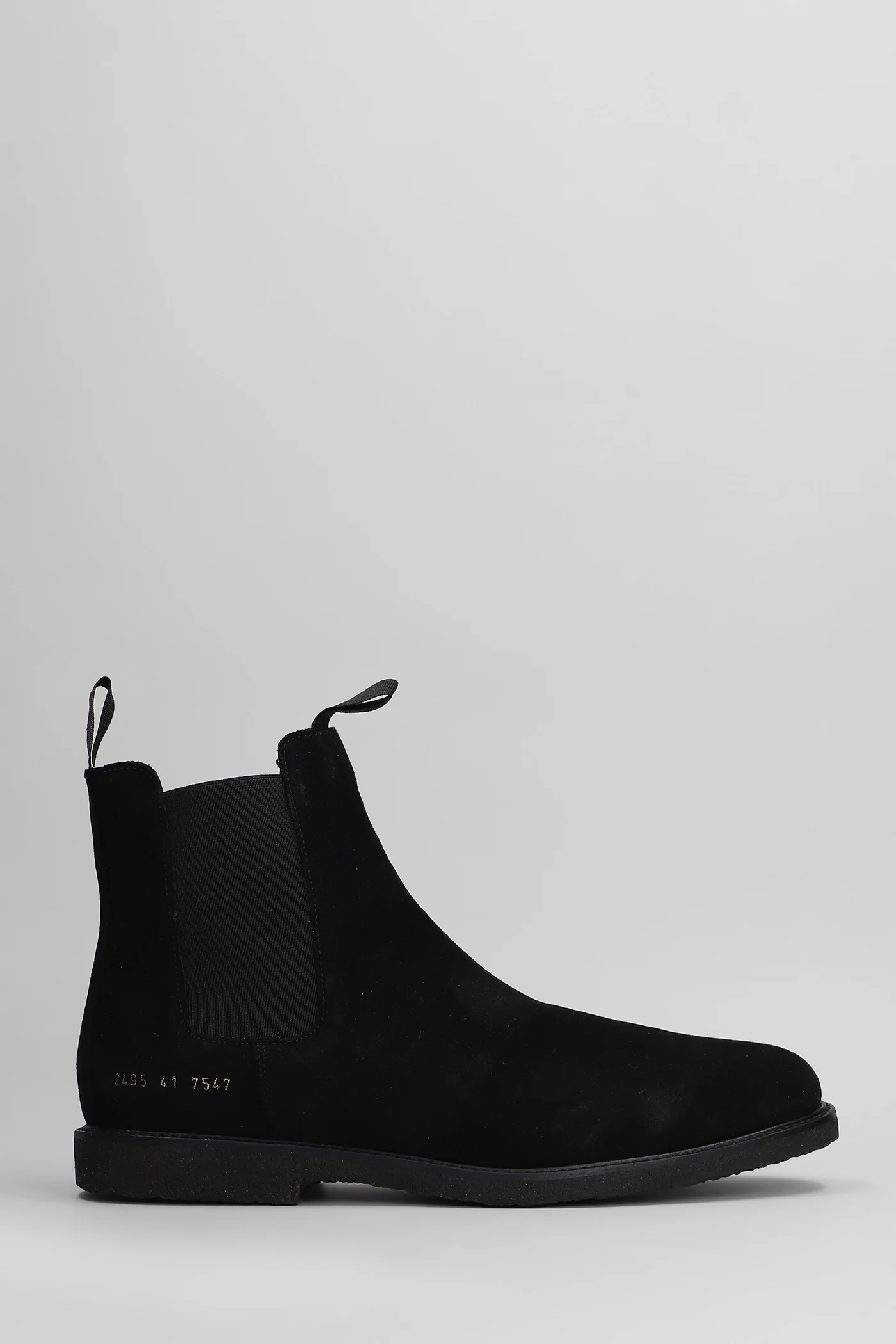 Chelsea classic Ankle boots in black suede