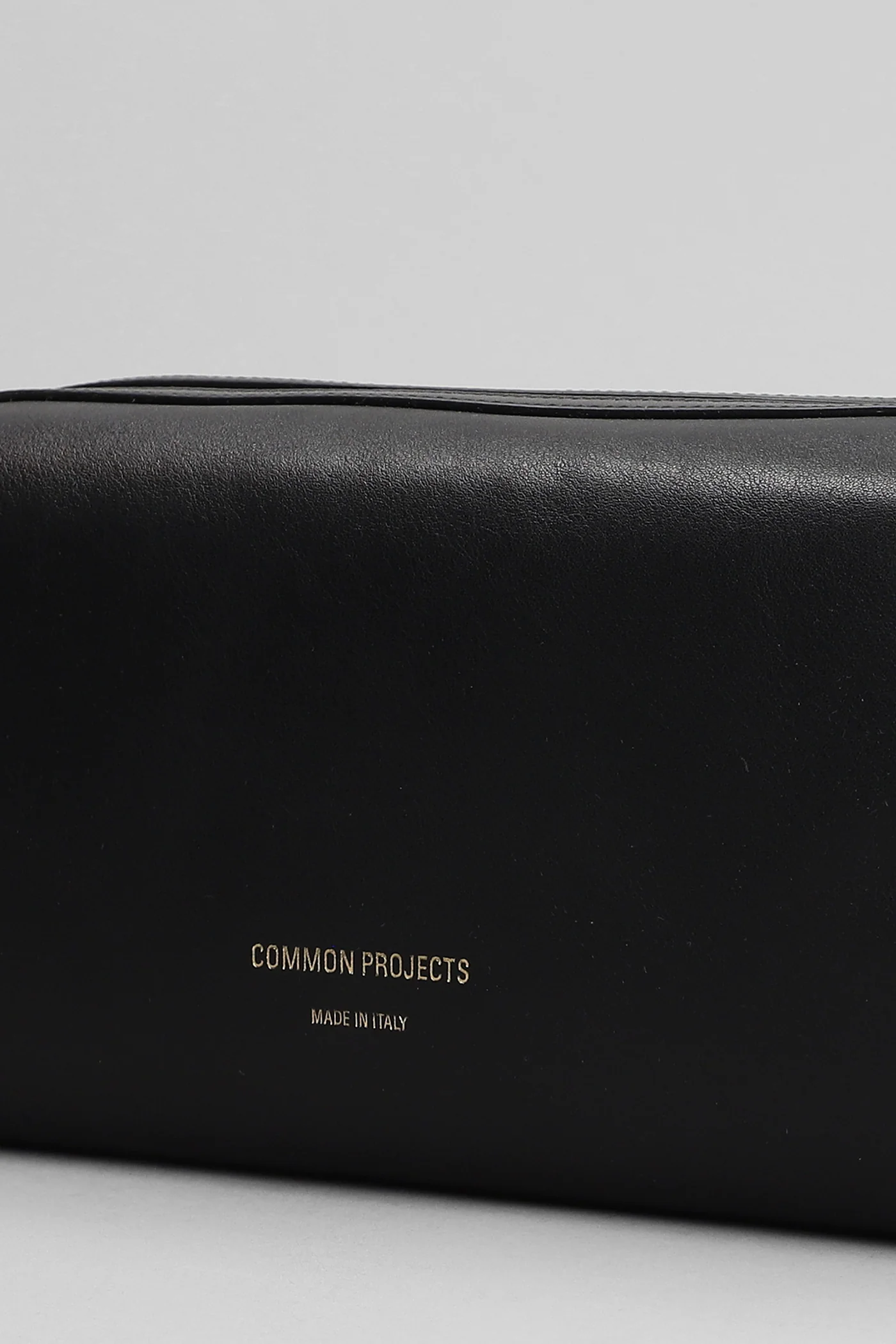 Clutch in black leather - Image 4