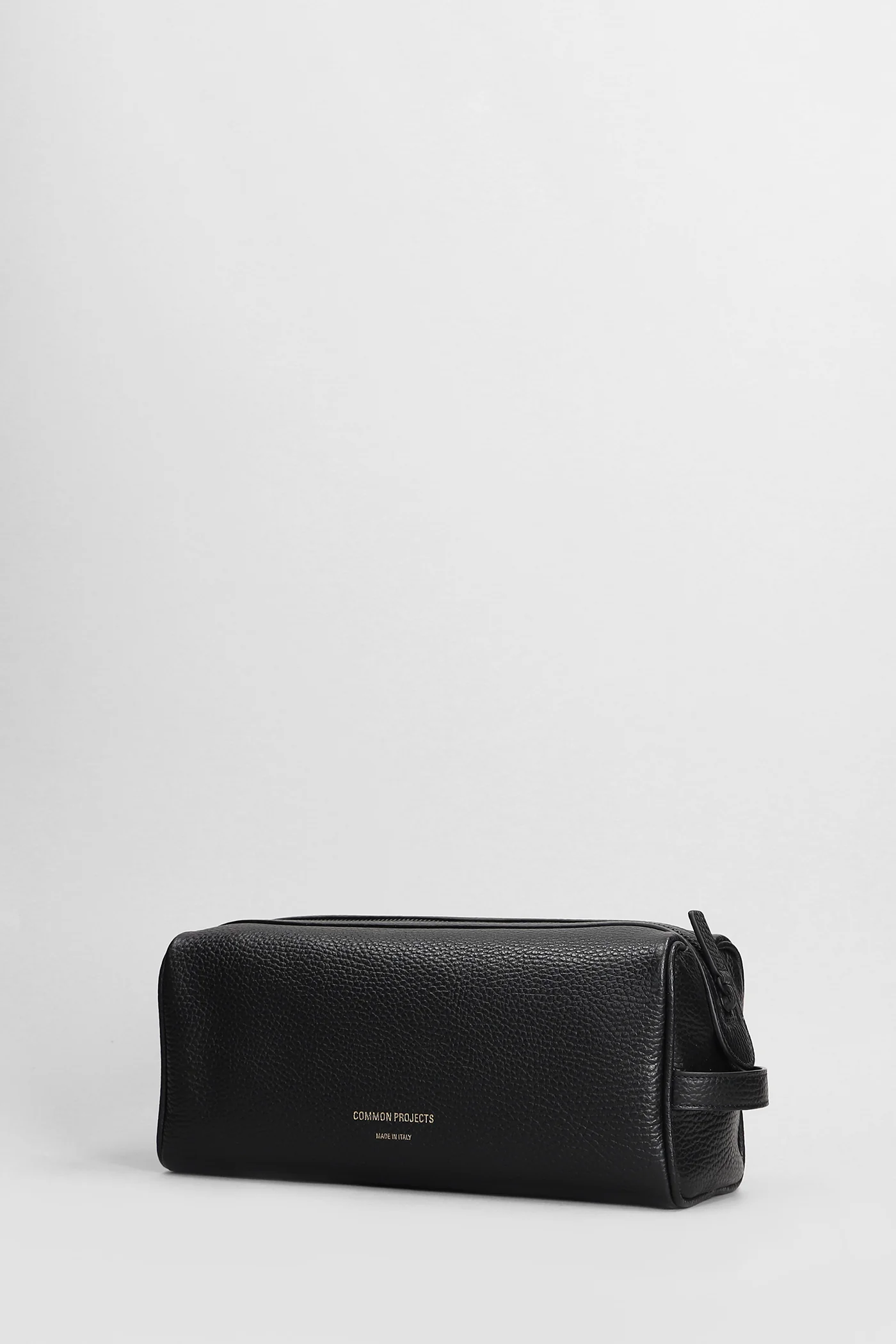 Clutch in black leather - Image 2