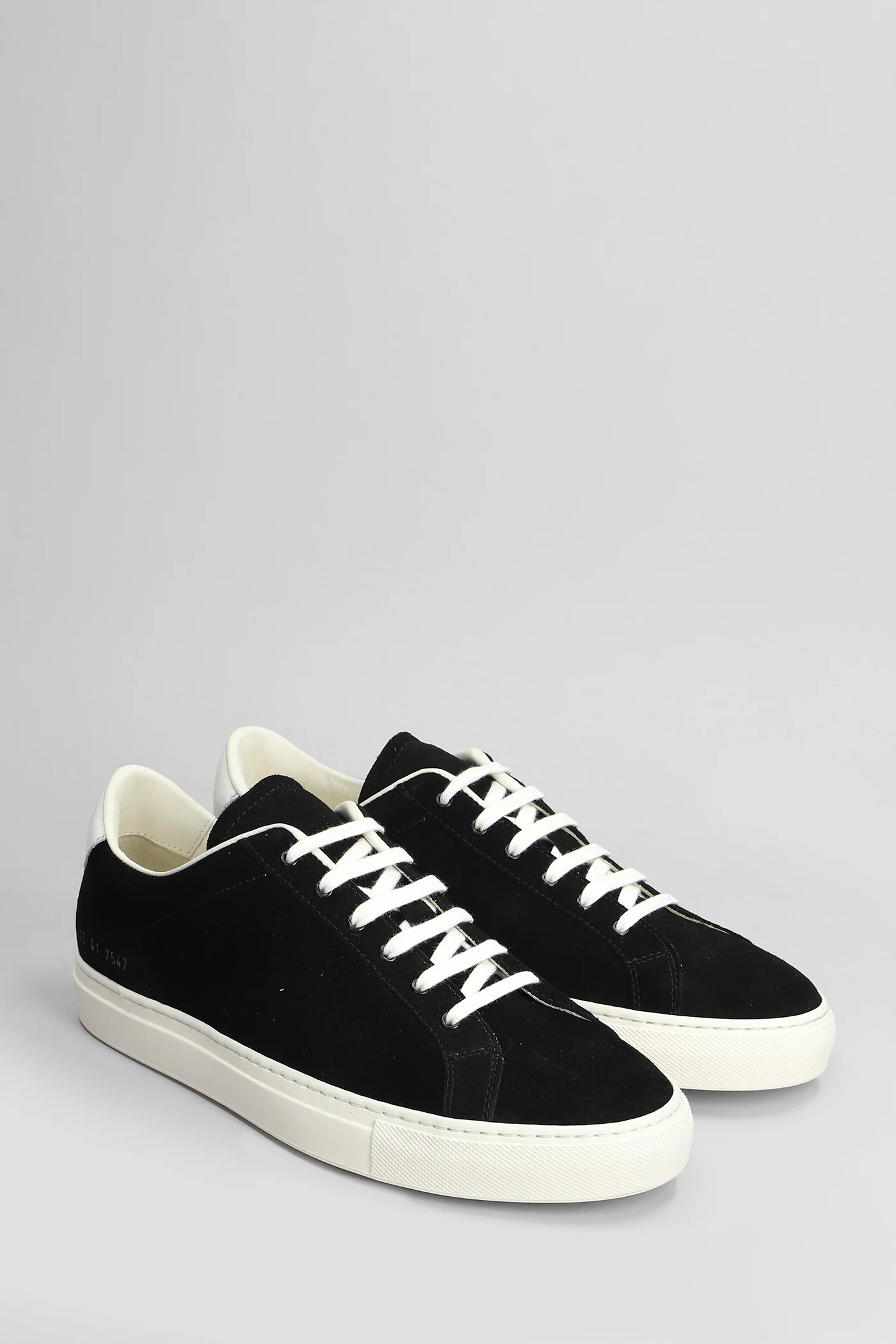 Retro Sneakers in black suede - Image 2