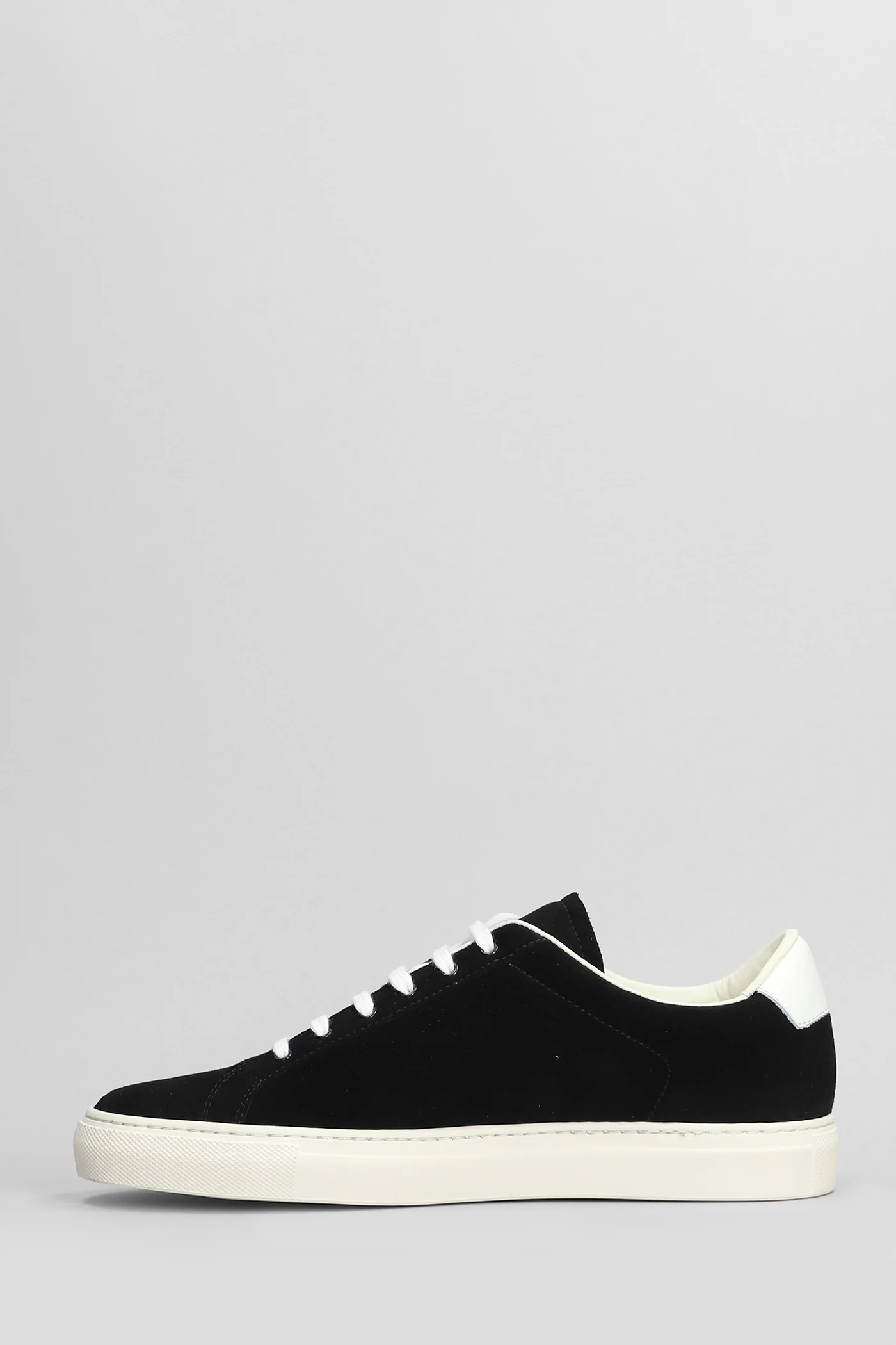 Retro Sneakers in black suede - Image 3