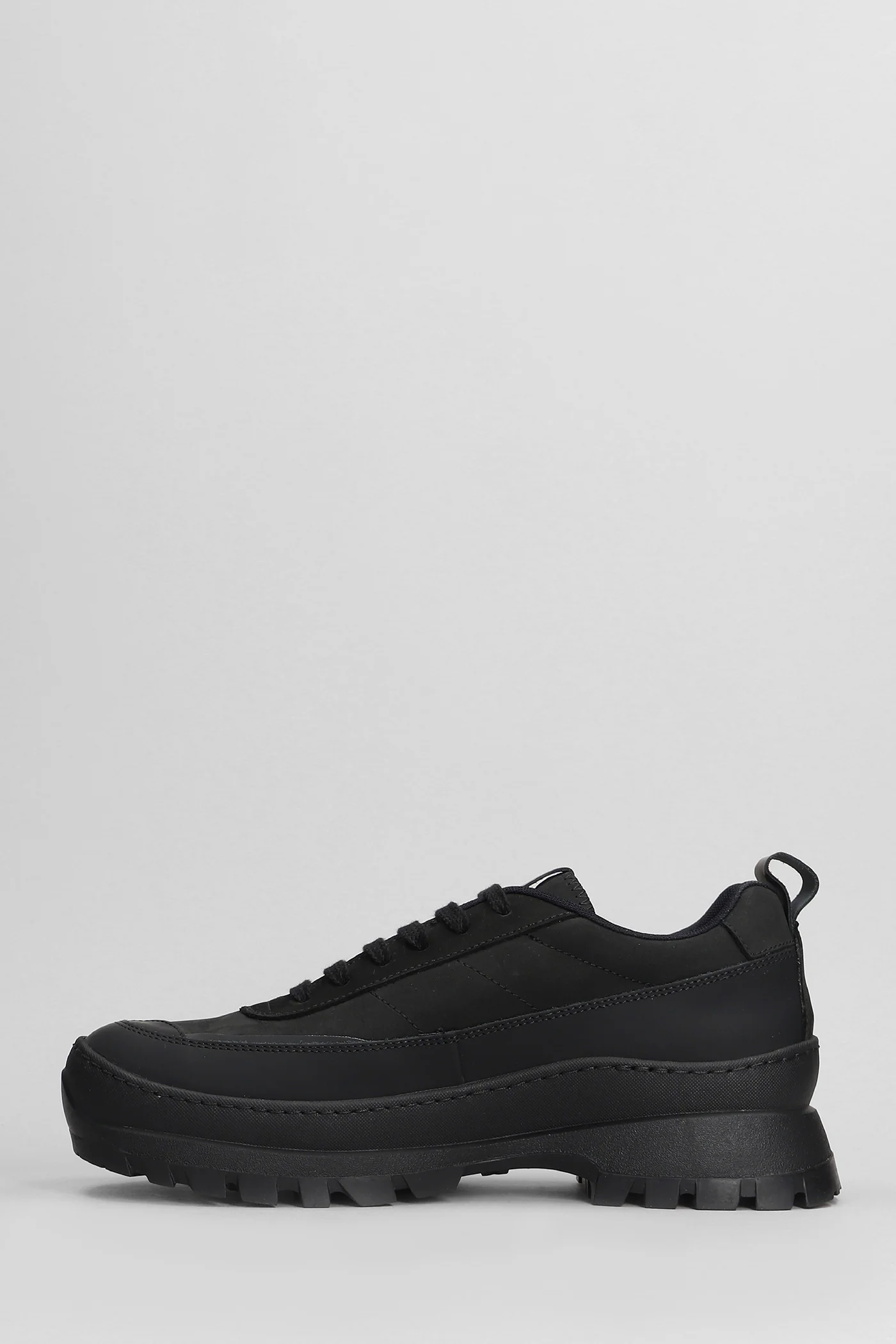 Track hiker Sneakers in black suede - Image 3
