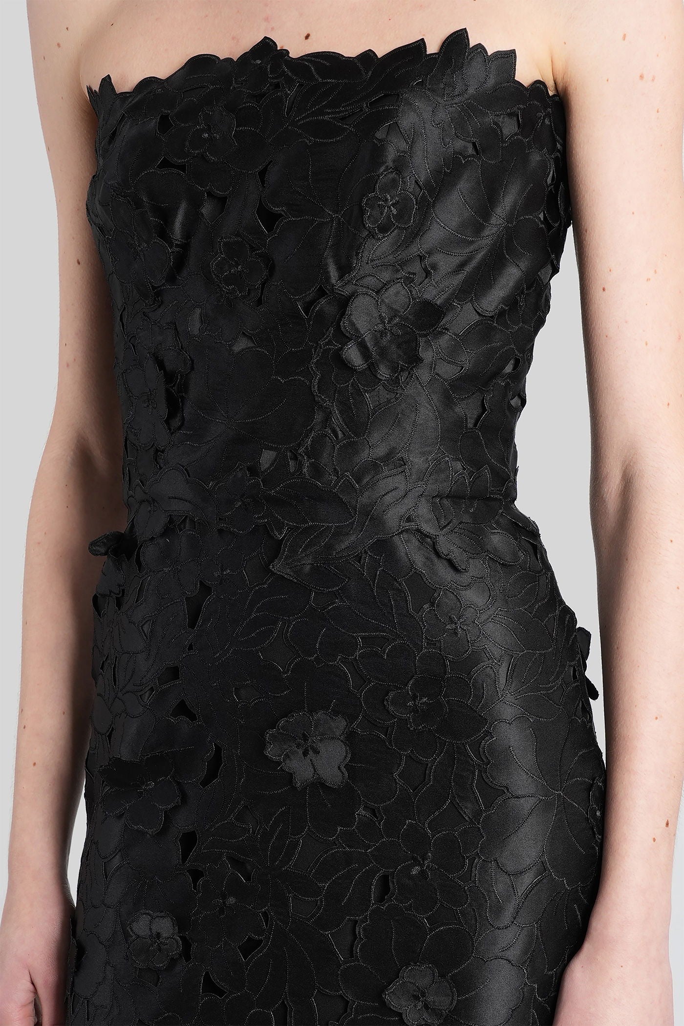 Astelle Long dress in black polyester - Image 5