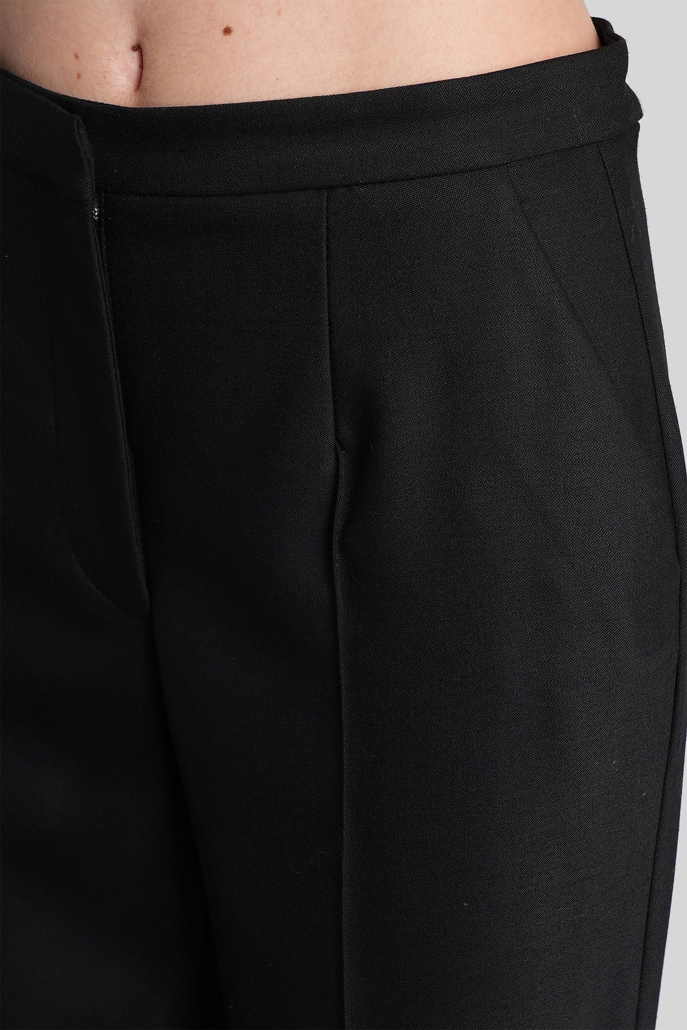 Daline Pants in black wool - Image 5