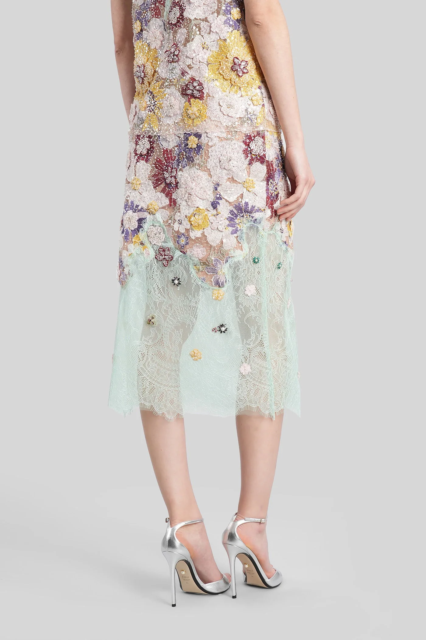 Rada Skirt in multicolor Rayon - Image 3