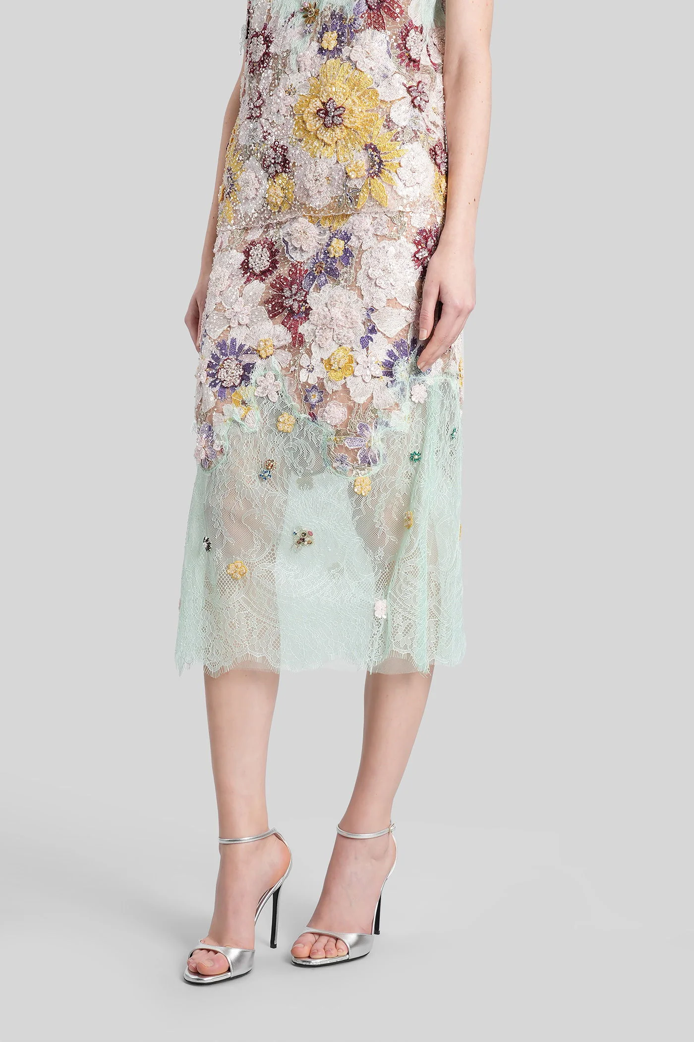 Rada Skirt in multicolor Rayon - Image 4