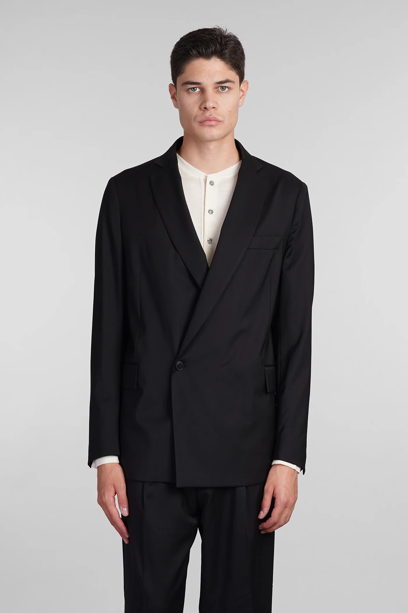 Demna Blazer in black wool