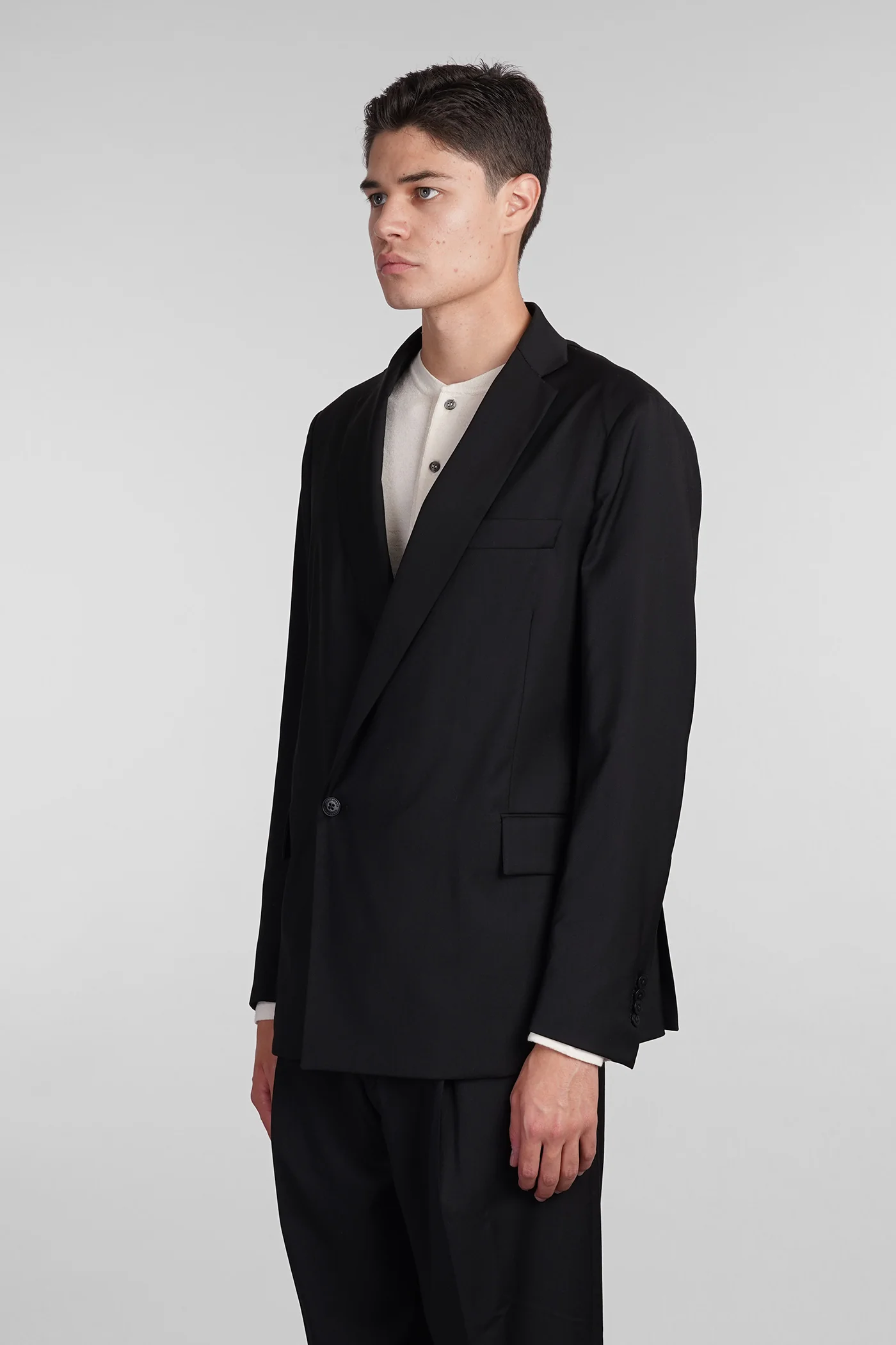 Demna Blazer in black wool - Image 4