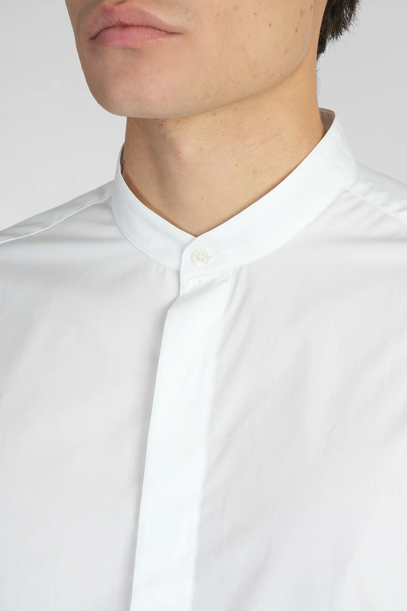Ives Shirt in white cotton - Image 5