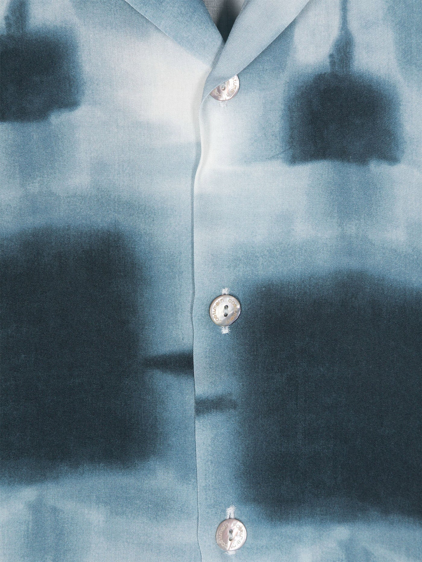 Robin jeju Shirt in cyan viscose - Image 3