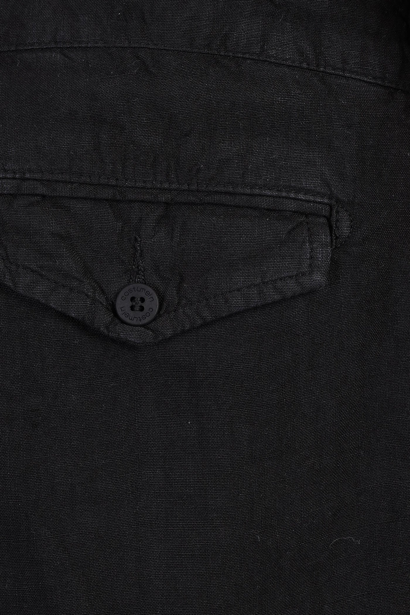 Miaky b Shorts in black linen - Image 5