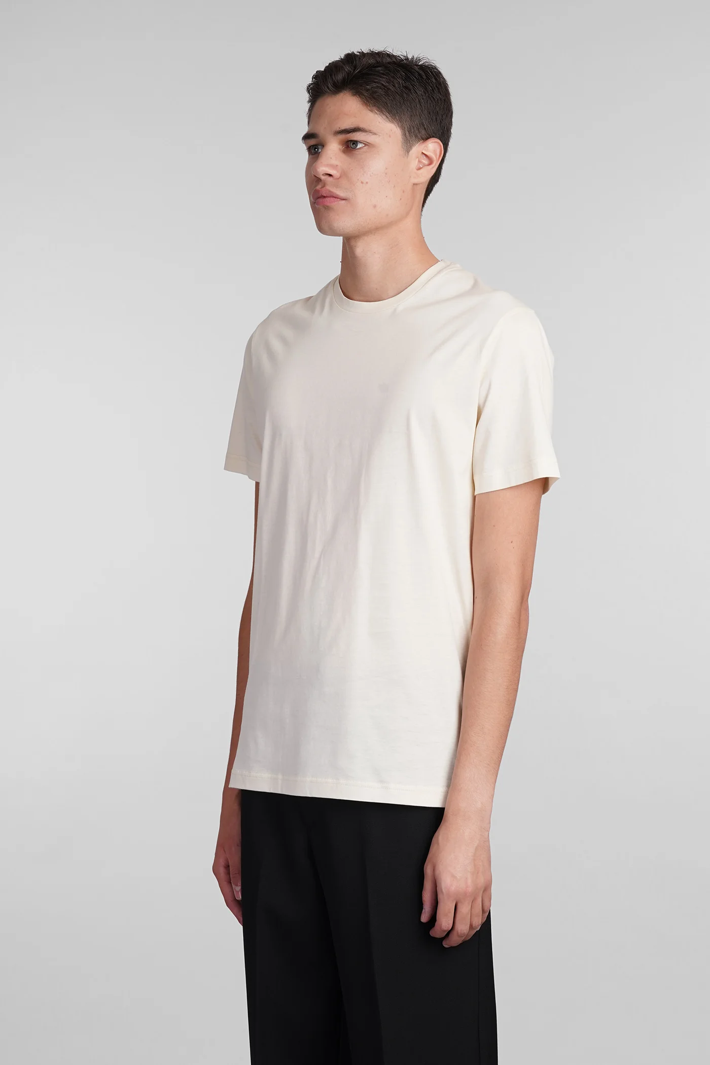 Neil chiba T-Shirt in beige cotton - Image 9
