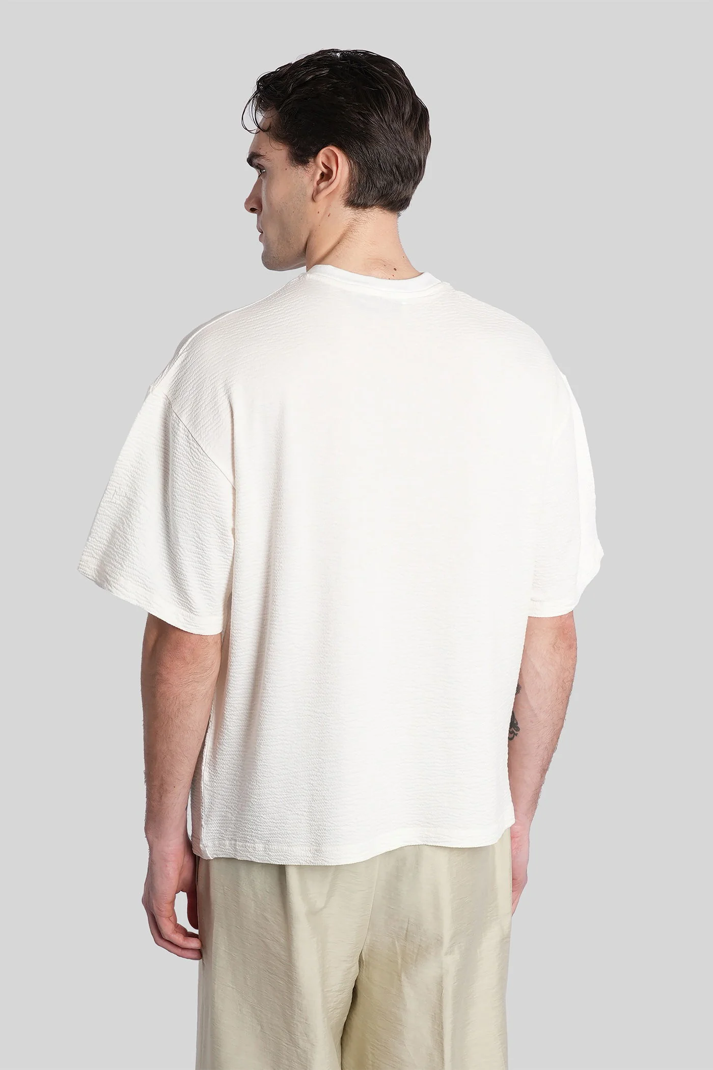 Vant T-Shirt in white cotton - Image 3