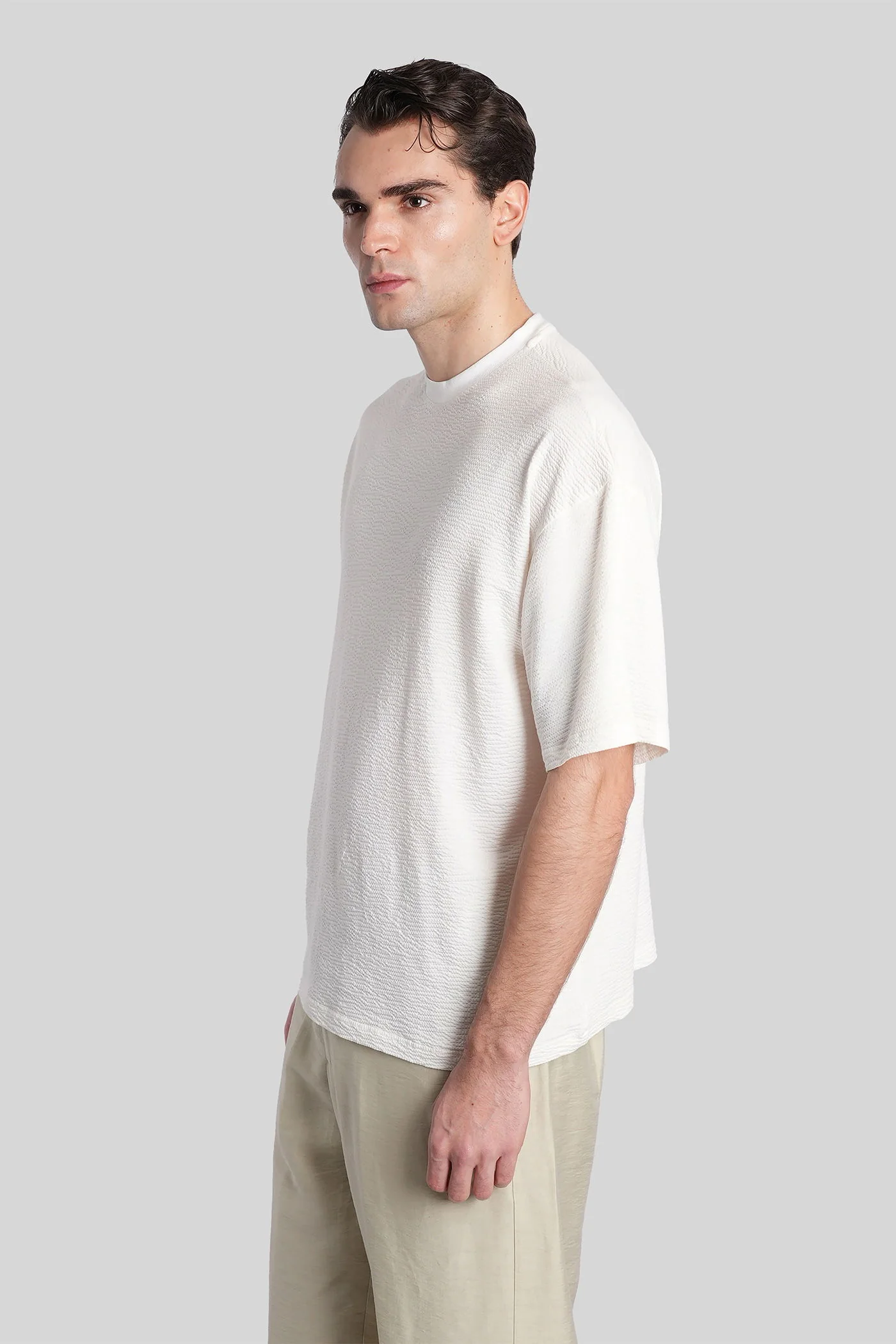 Vant T-Shirt in white cotton - Image 4