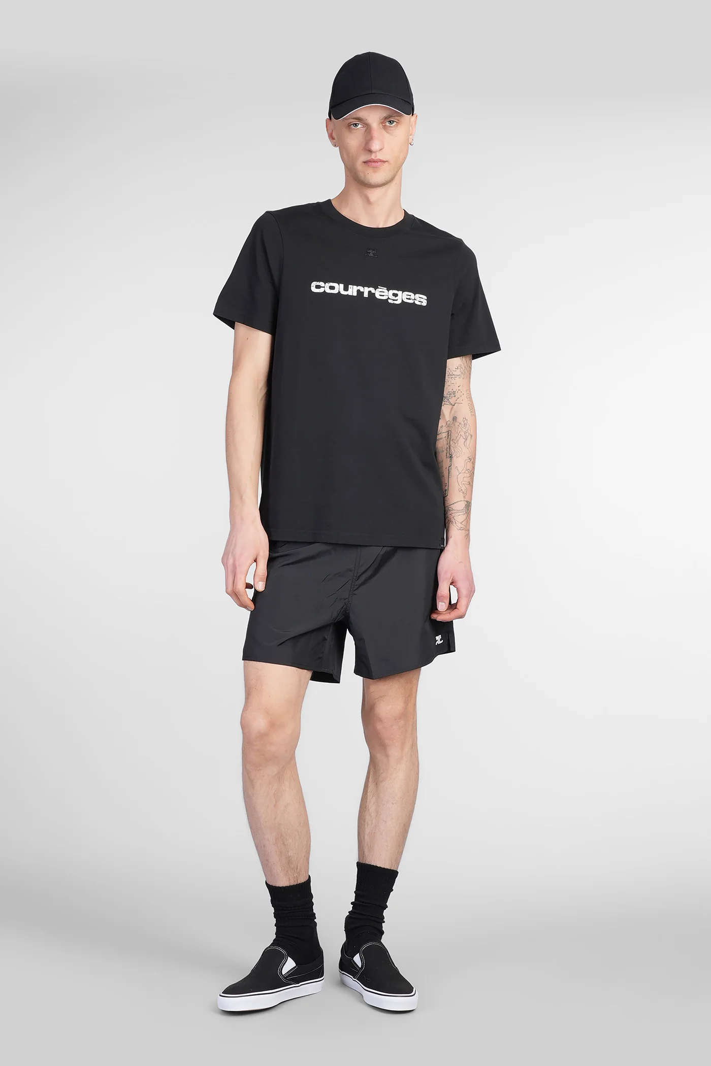 Beachwear in black polyester - Image 2