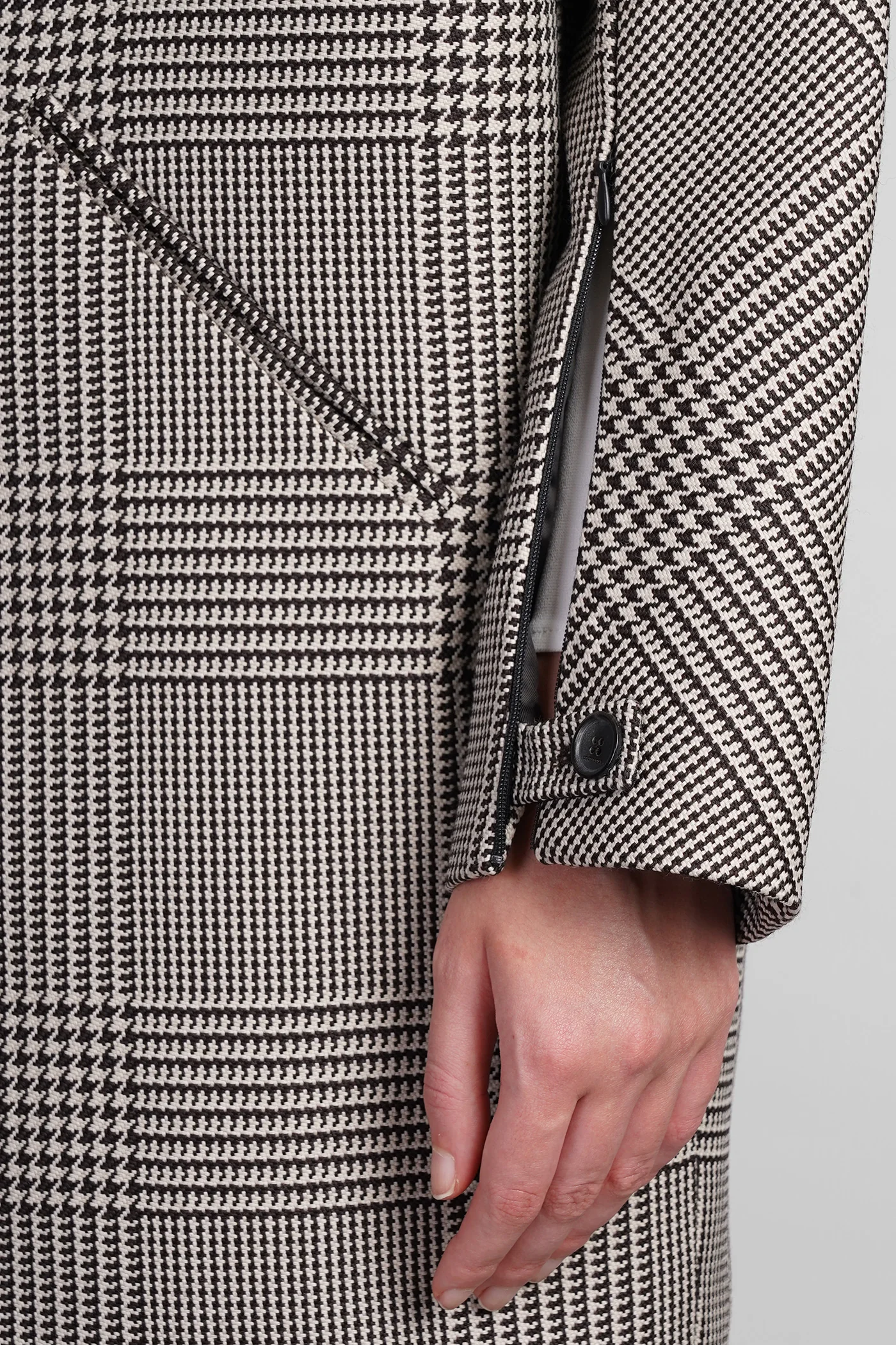 Coat in beige wool - Image 5