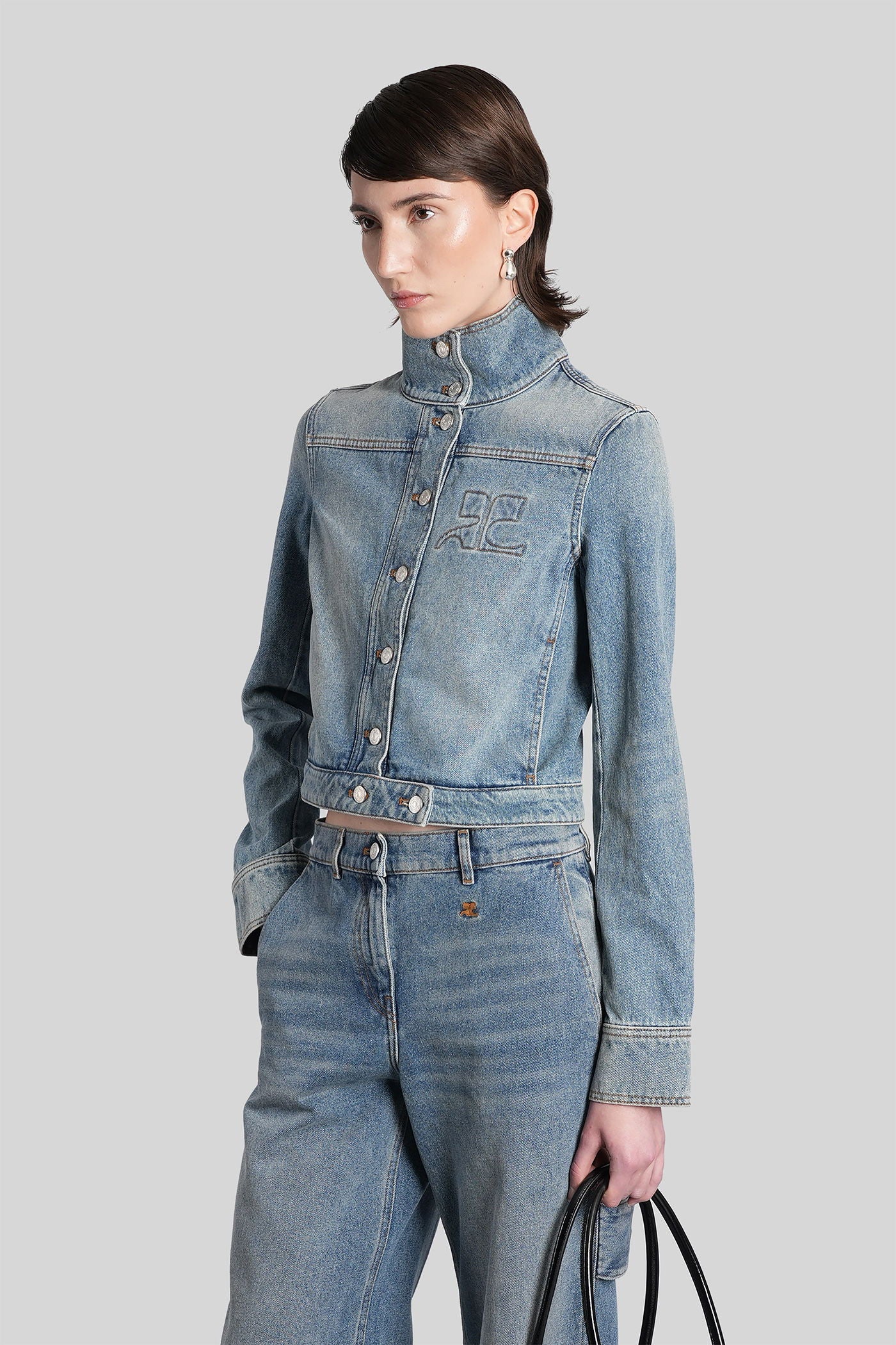 Denim Jackets in blue cotton - Image 4