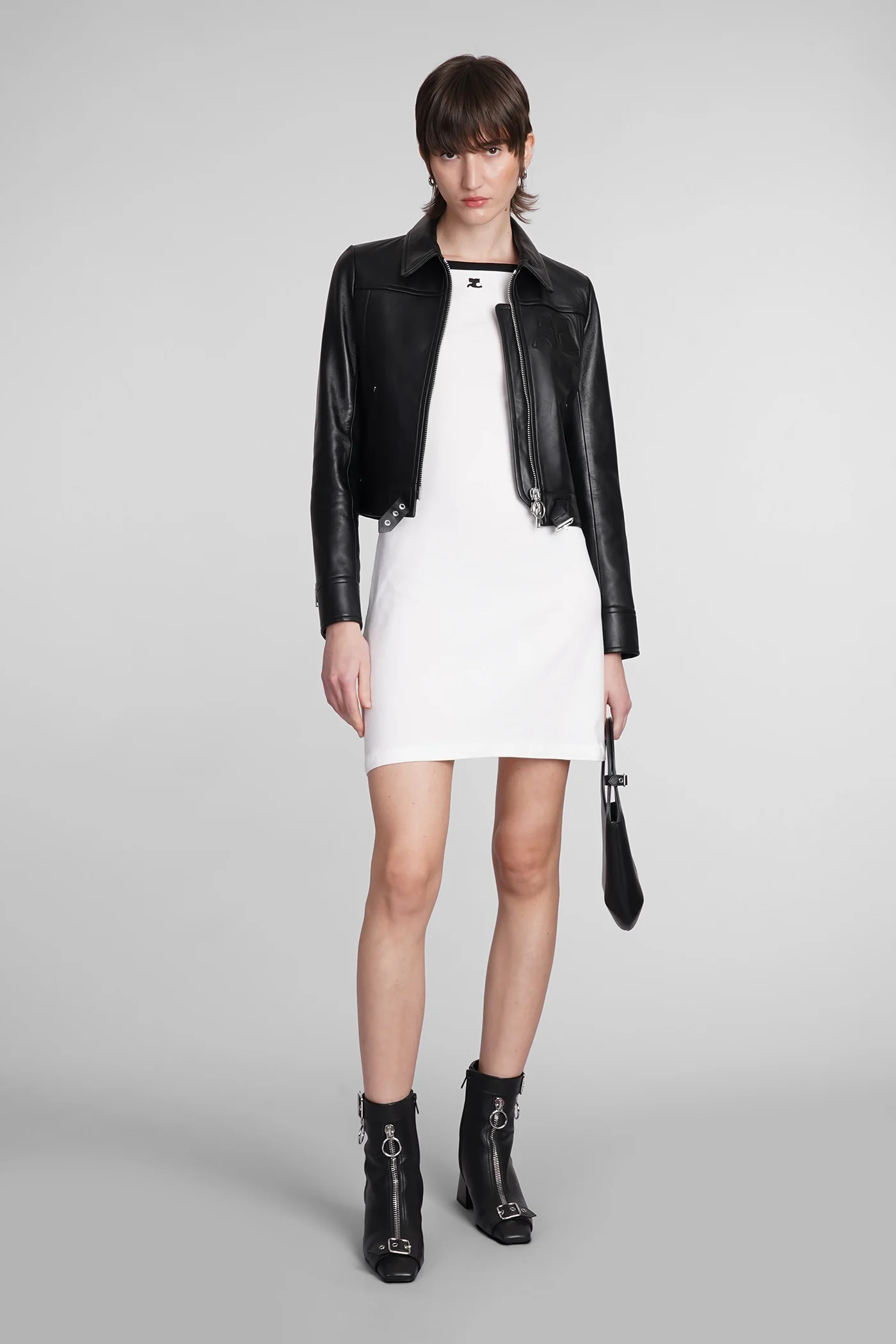 Dress woman  in white cotton - Image 2