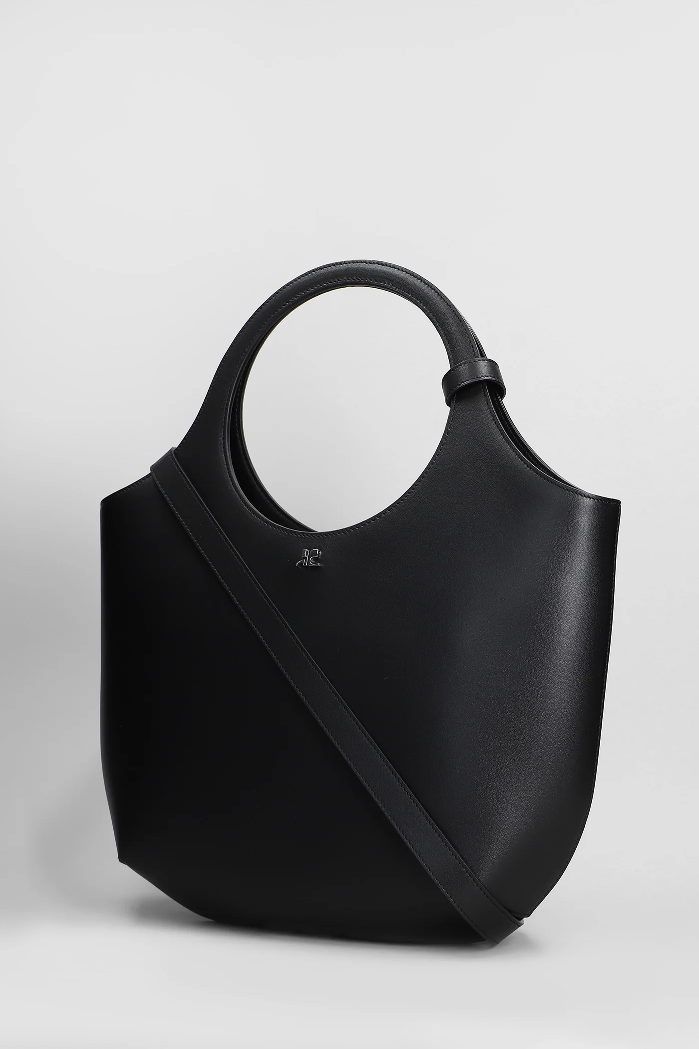 Holy medium Shoulder bag in black leather - Image 2