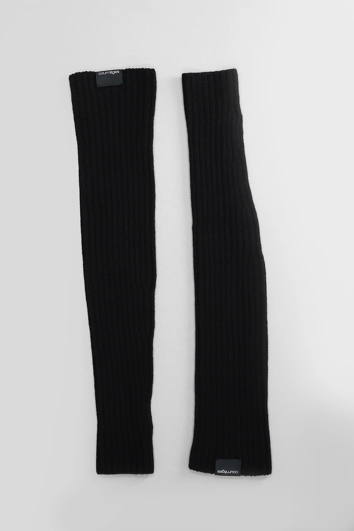 in black wool