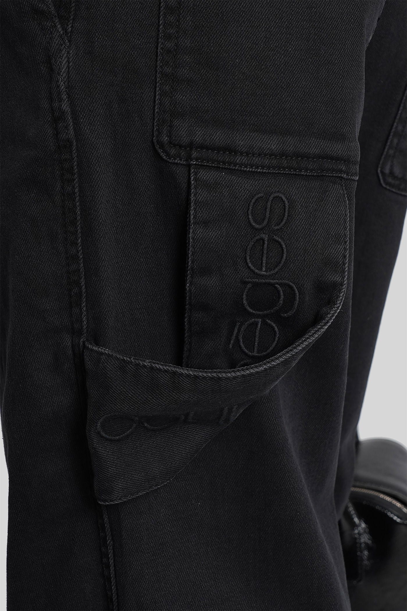 Jeans in black cotton - Image 5