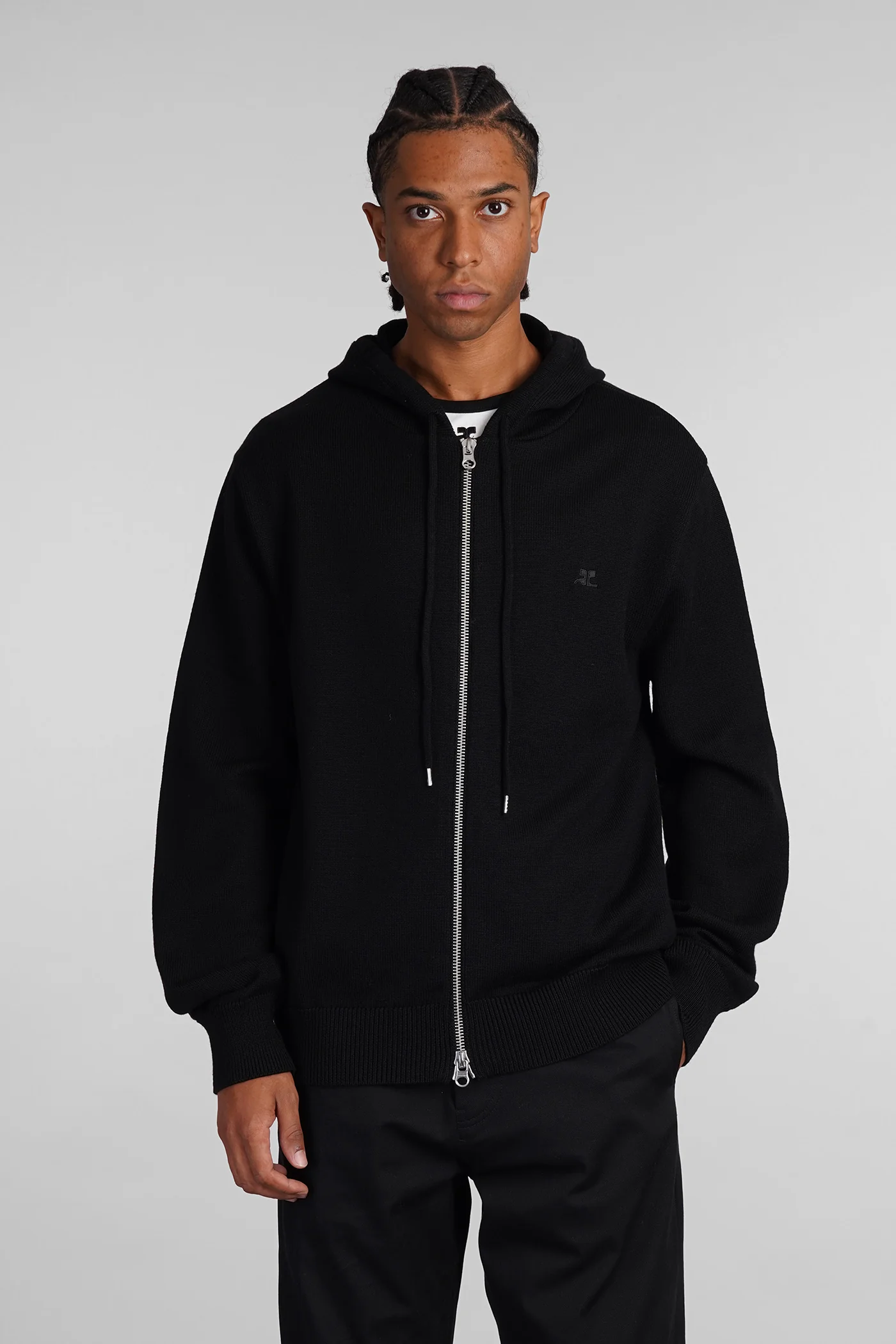 Knitwear in black wool