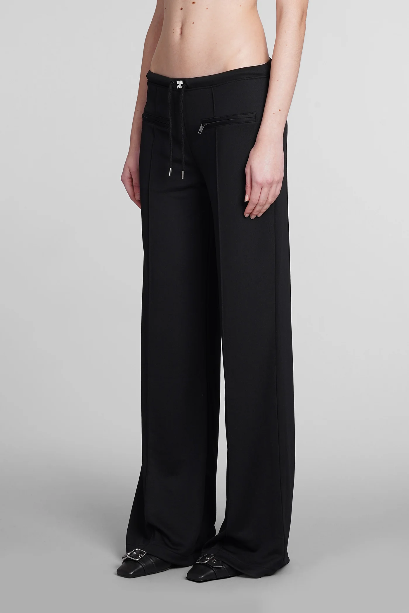 Pants in black polyester - Image 19