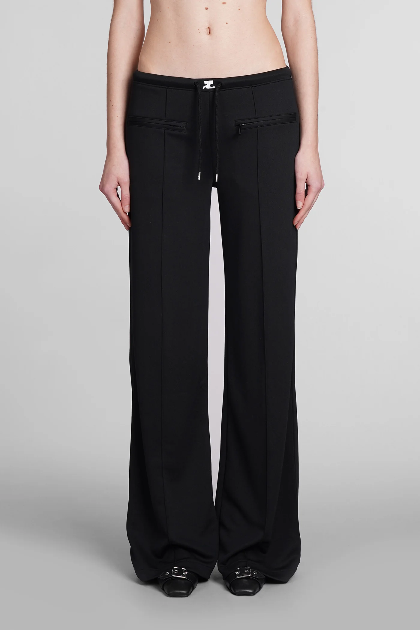 Pants in black polyester - Image 21