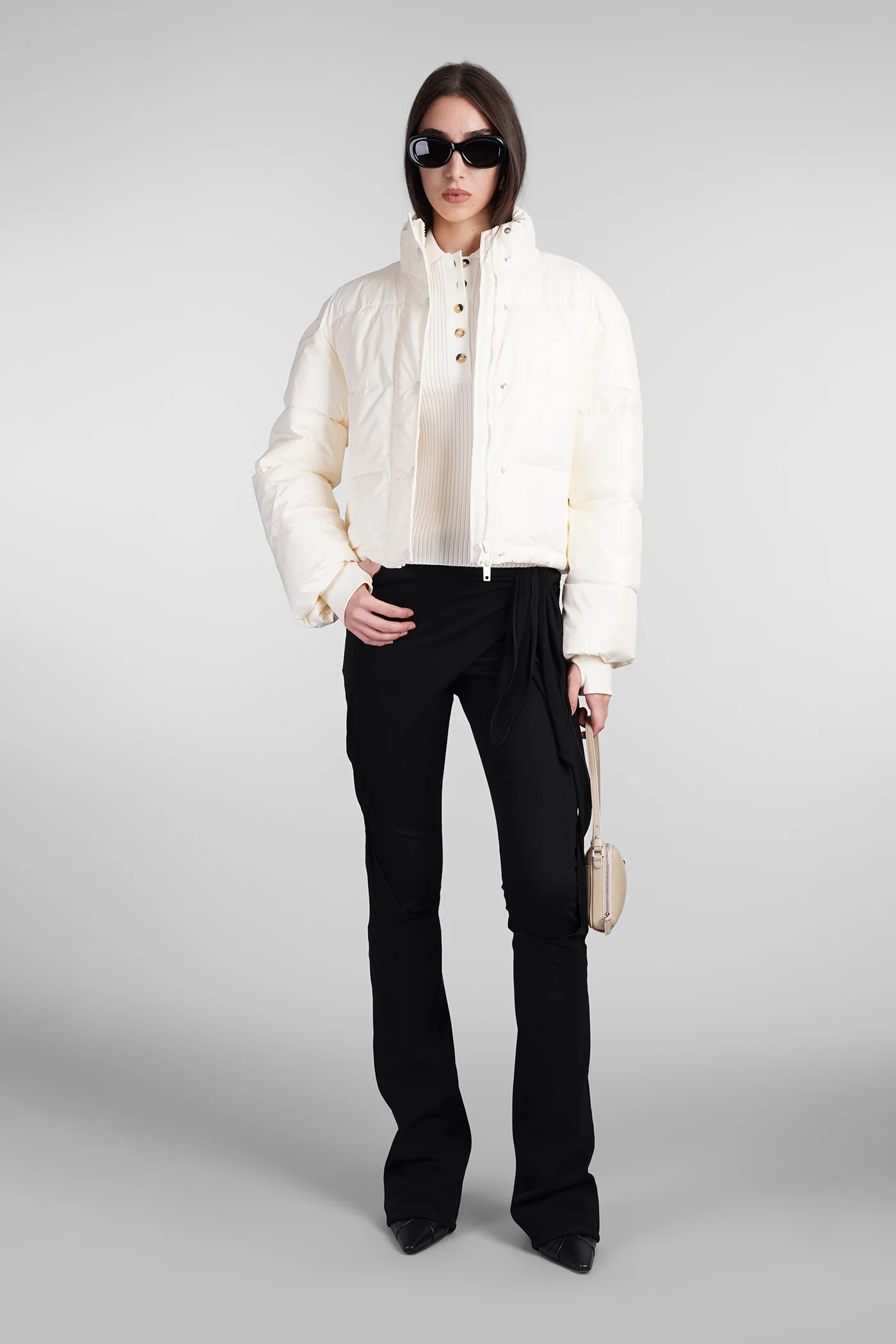 puffer in beige polyester - Image 2