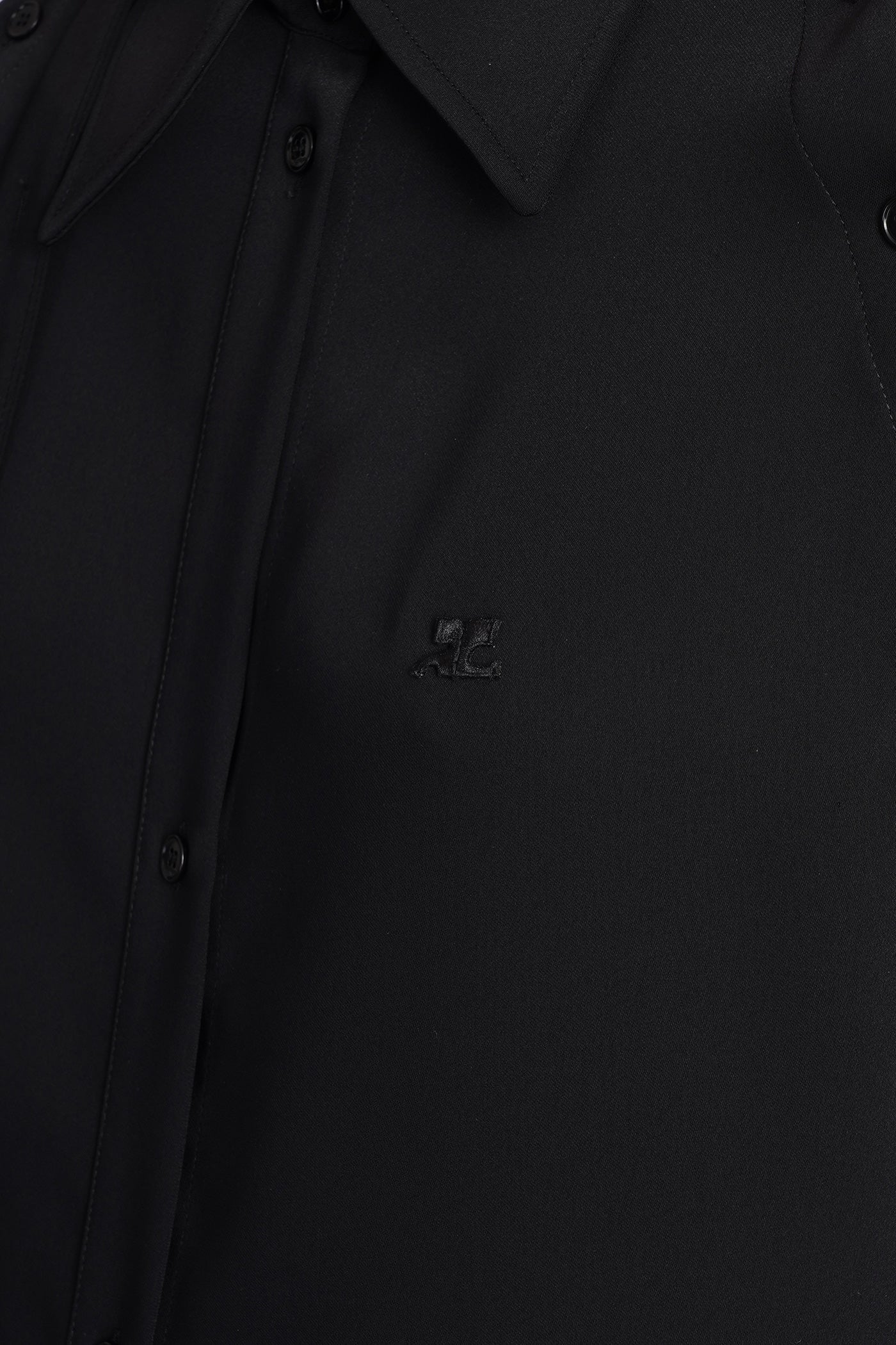 Shirt in black polyester - Image 5