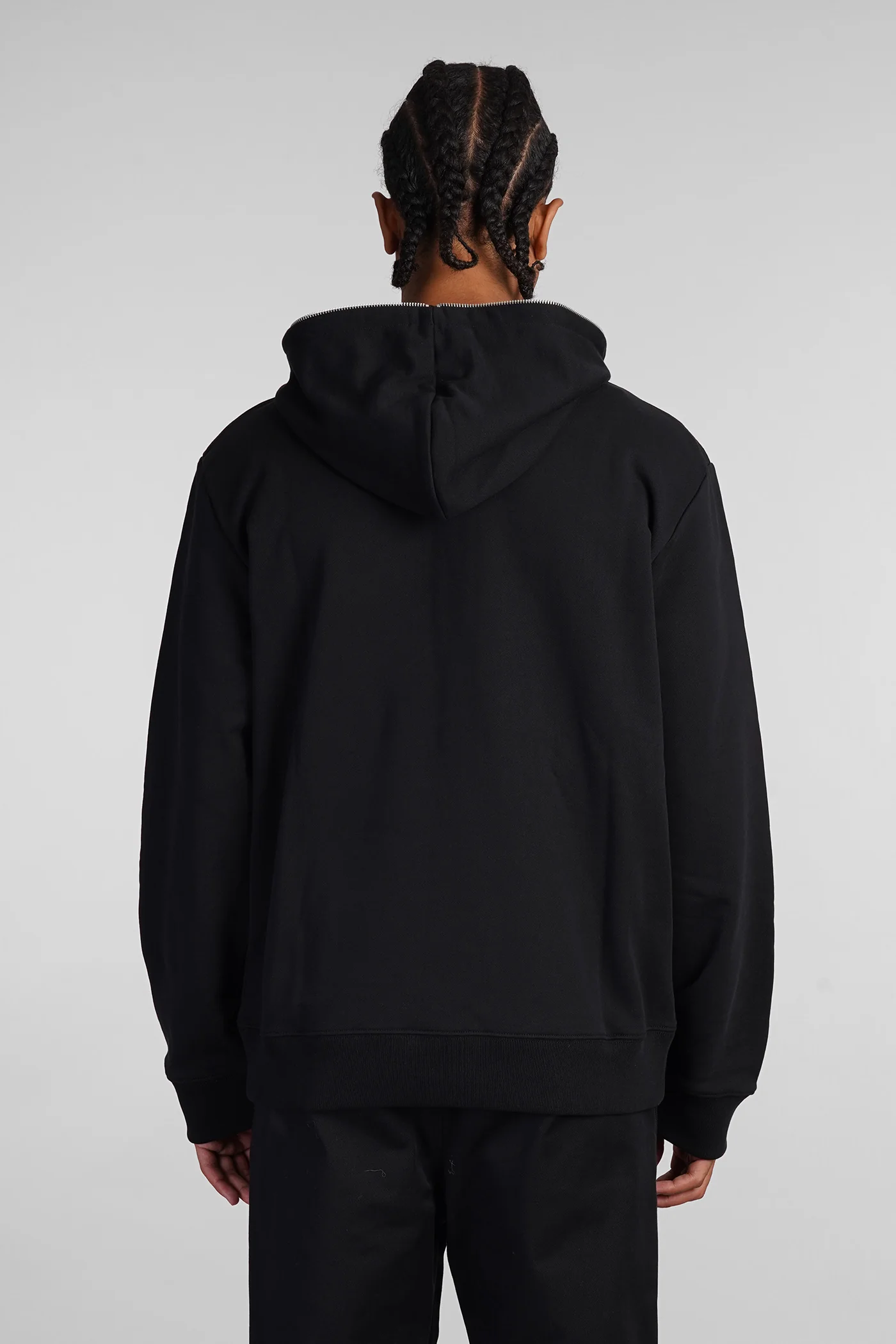 Sweatshirt in black cotton - Image 3