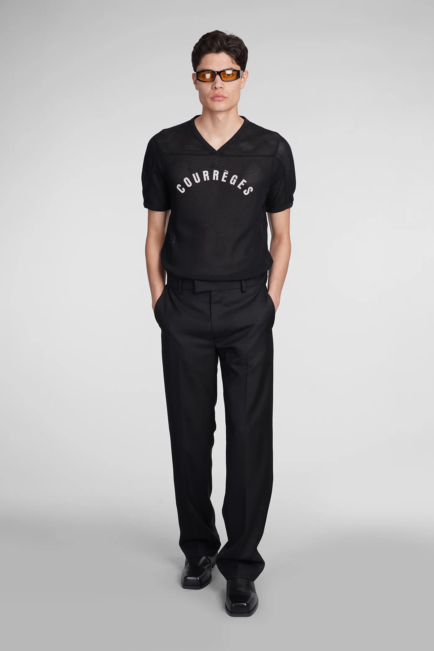 T-Shirt in black polyester - Image 2
