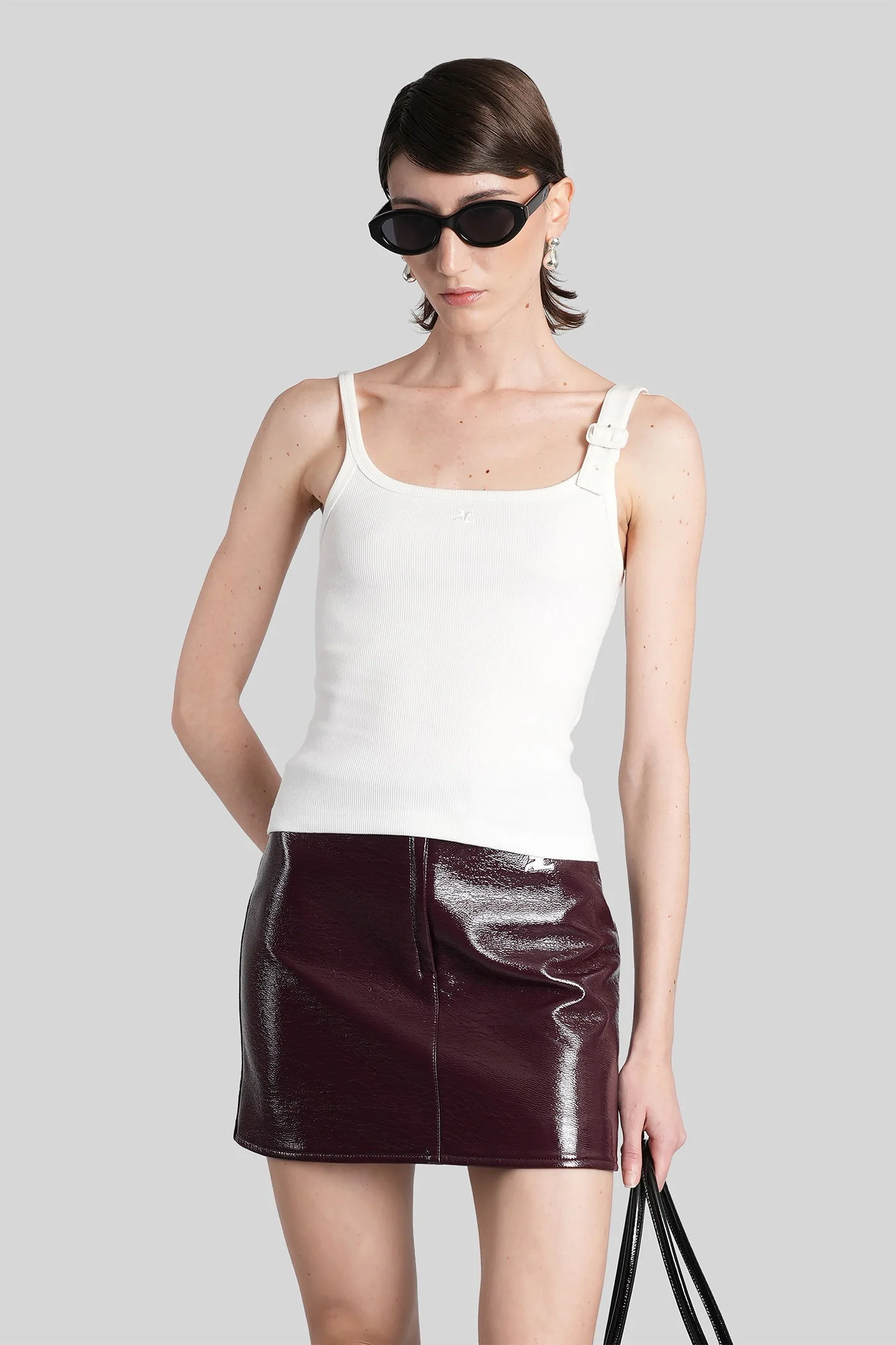 tank Top in white cotton