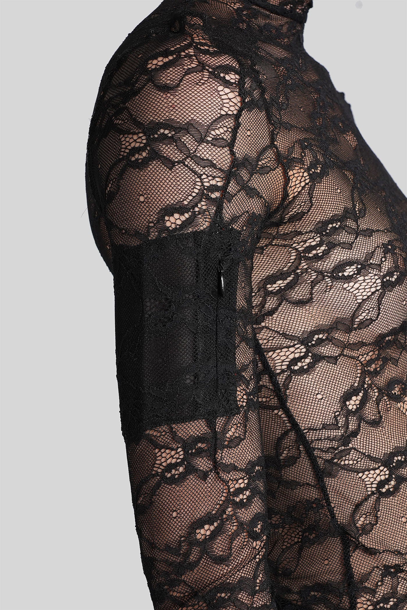 Topwear in black polyester - Image 5