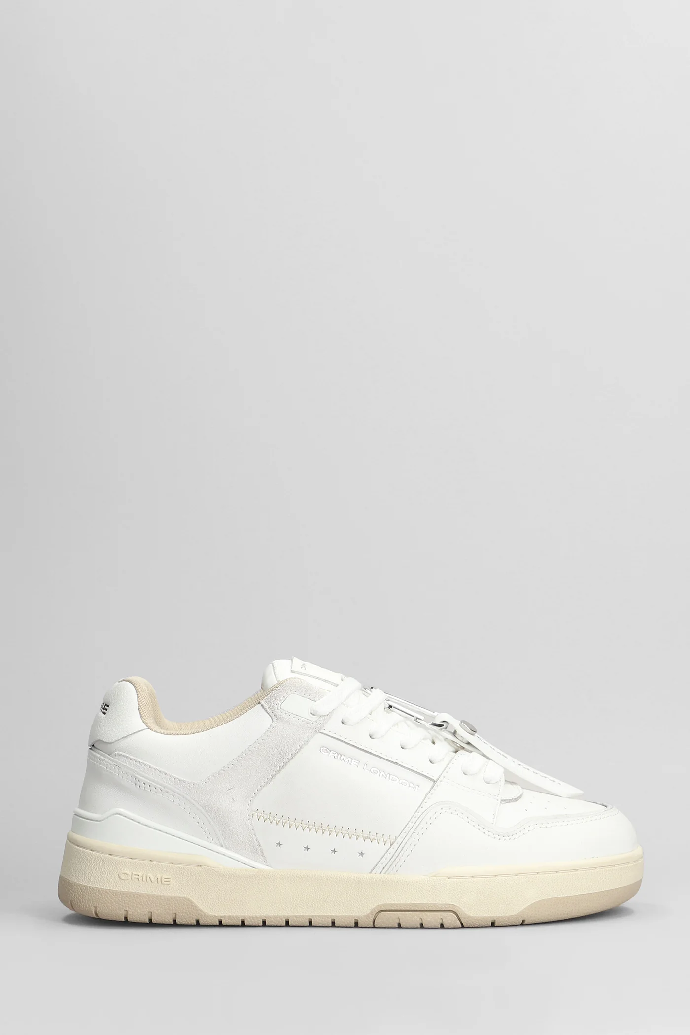 Dribble Sneakers in white leather