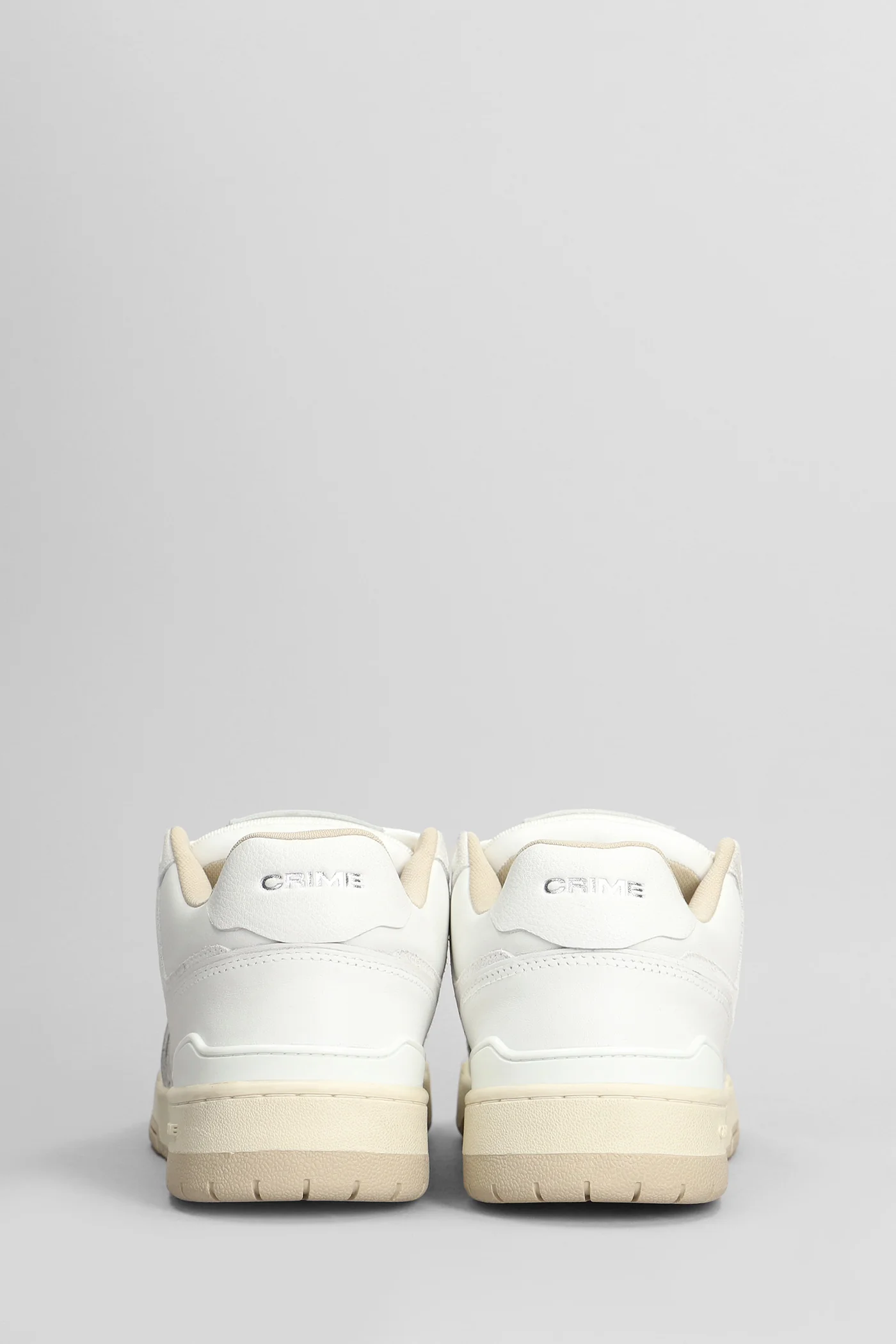 Dribble Sneakers in white leather - Image 4