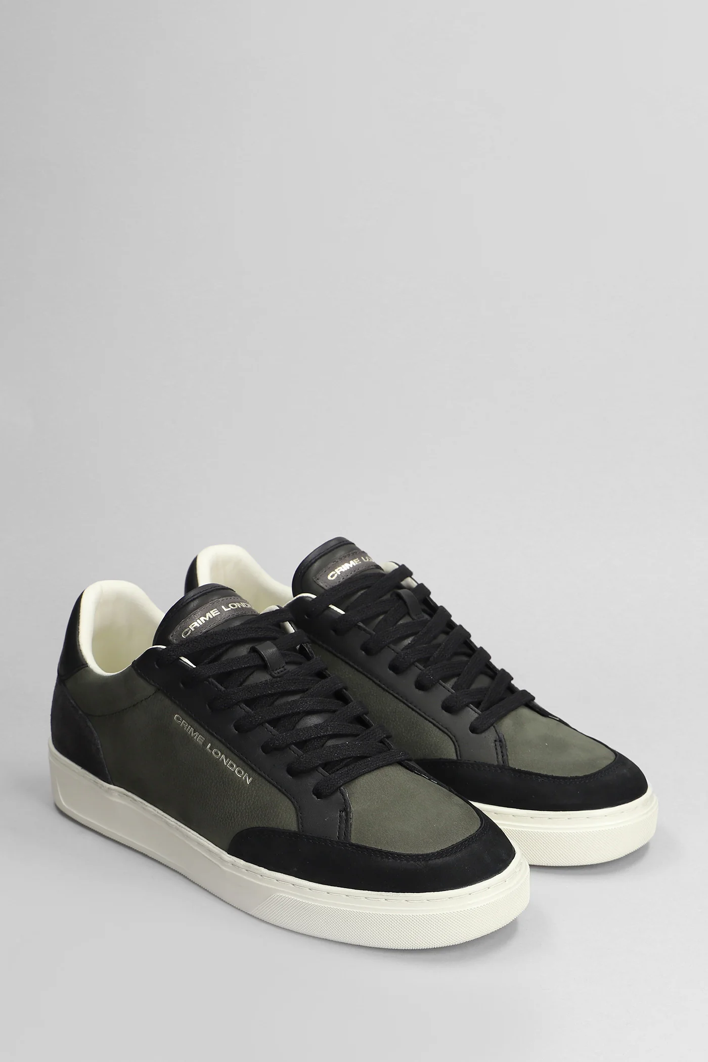 Eclipse Sneakers in green leather - Image 2