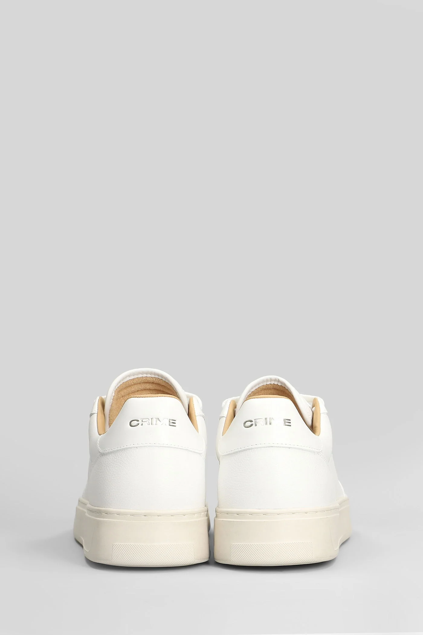 Eclipse Sneakers in white leather - Image 4