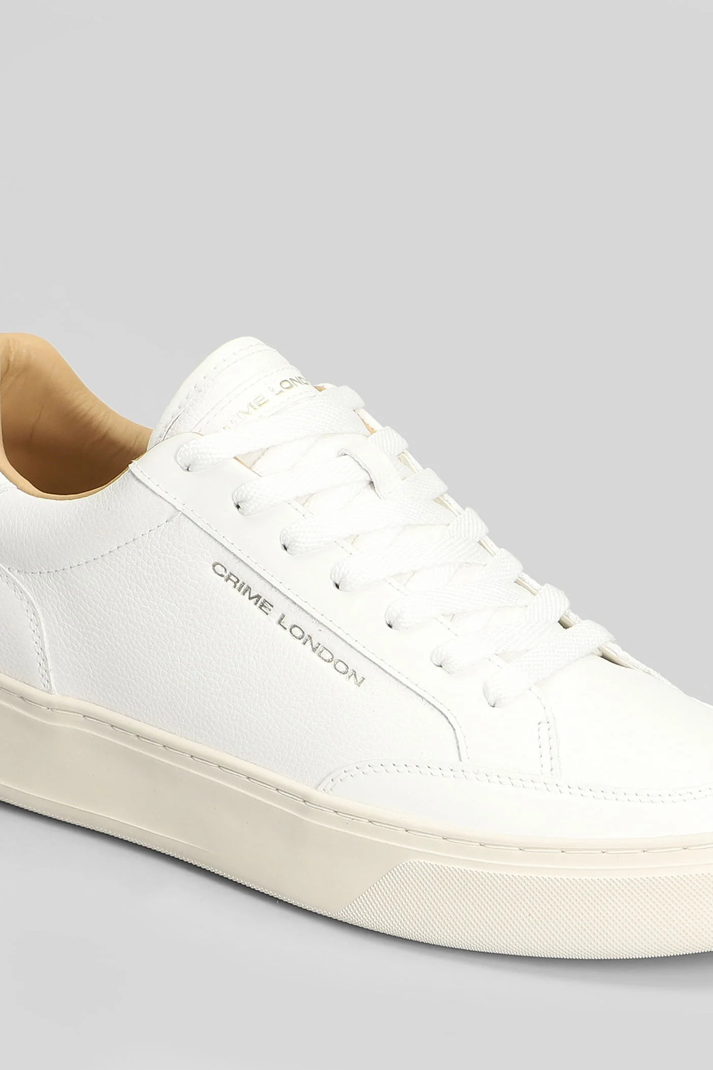 Eclipse Sneakers in white leather - Image 5