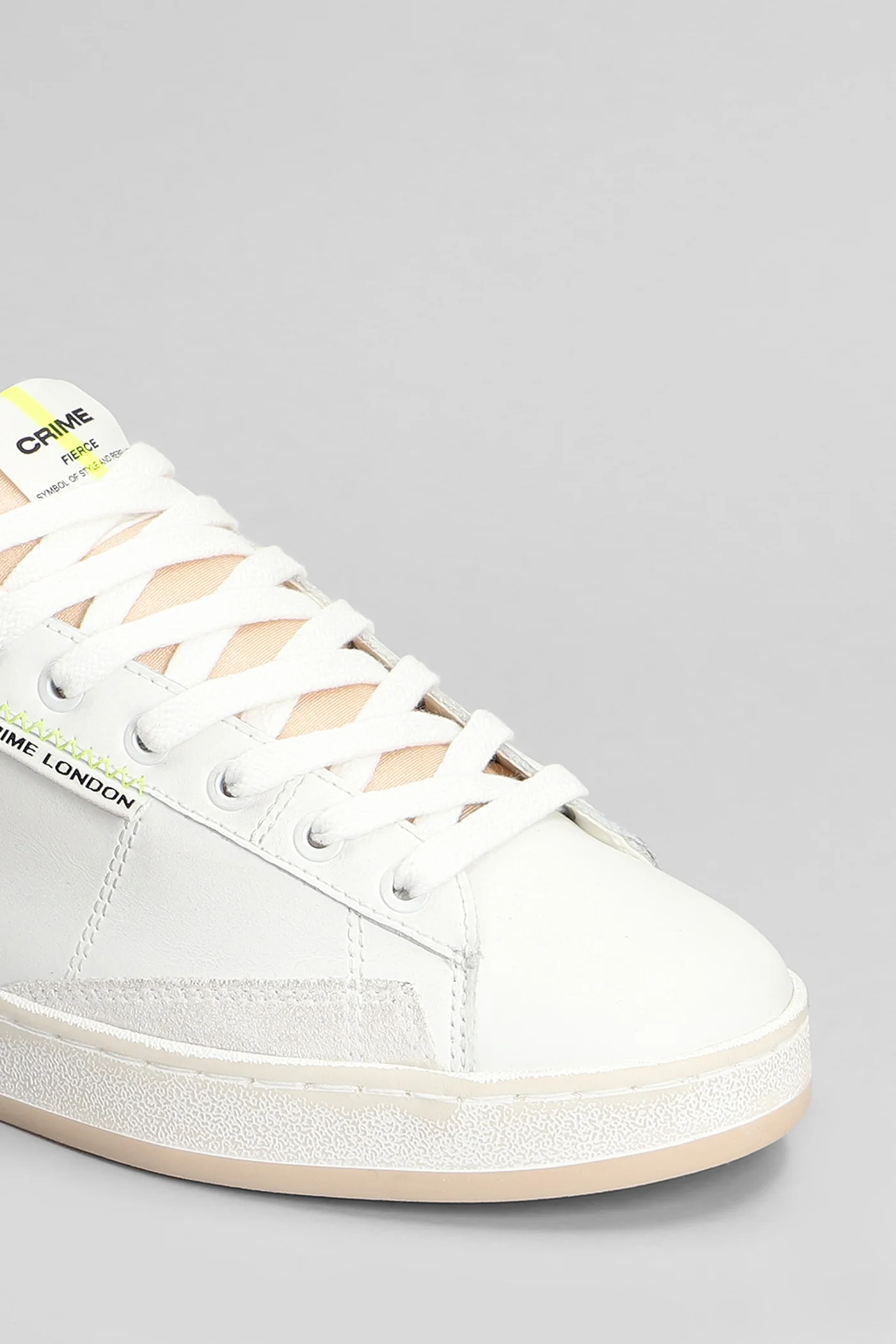 Fierce Sneakers in white leather - Image 25