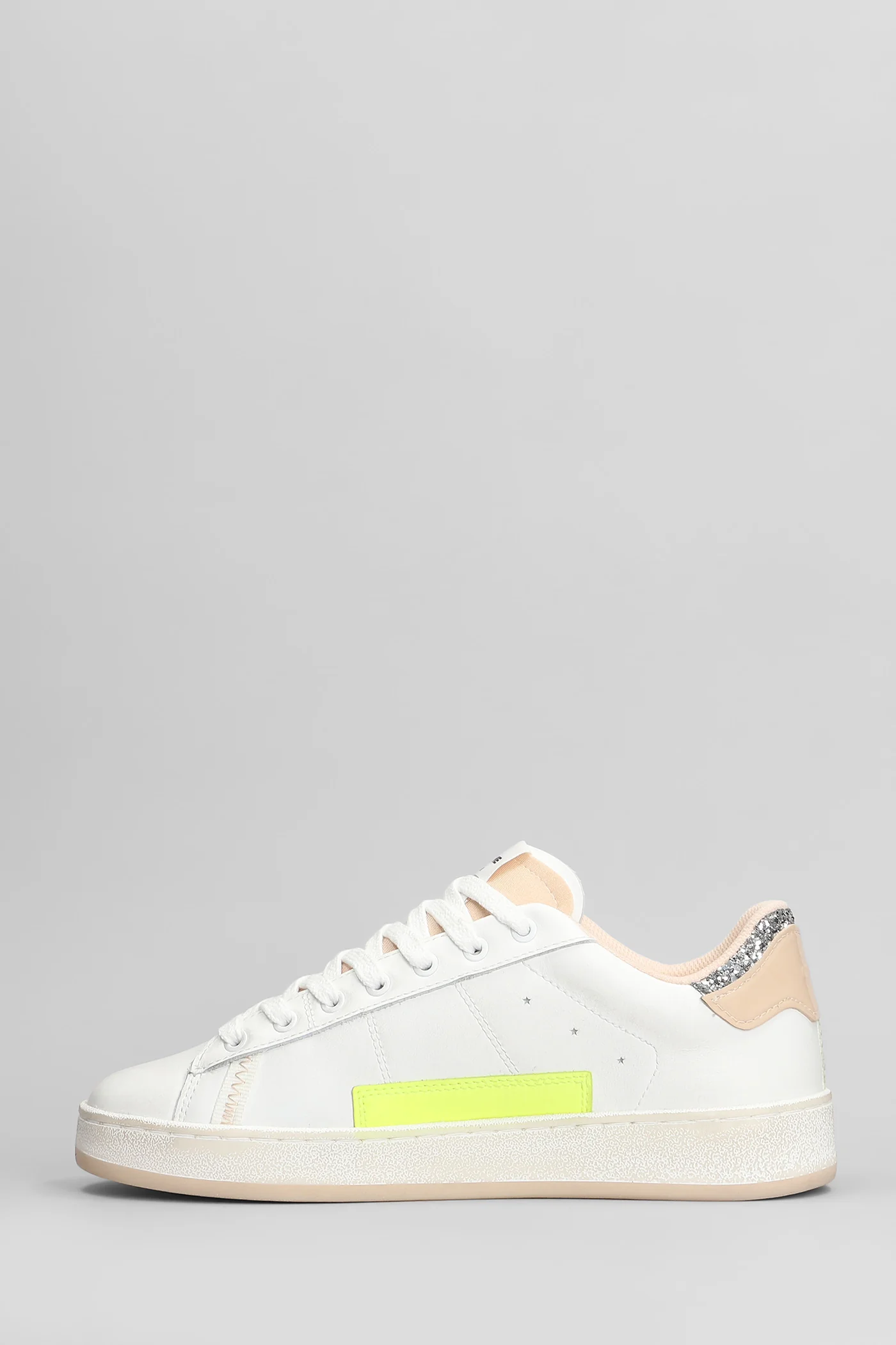 Fierce Sneakers in white leather - Image 8