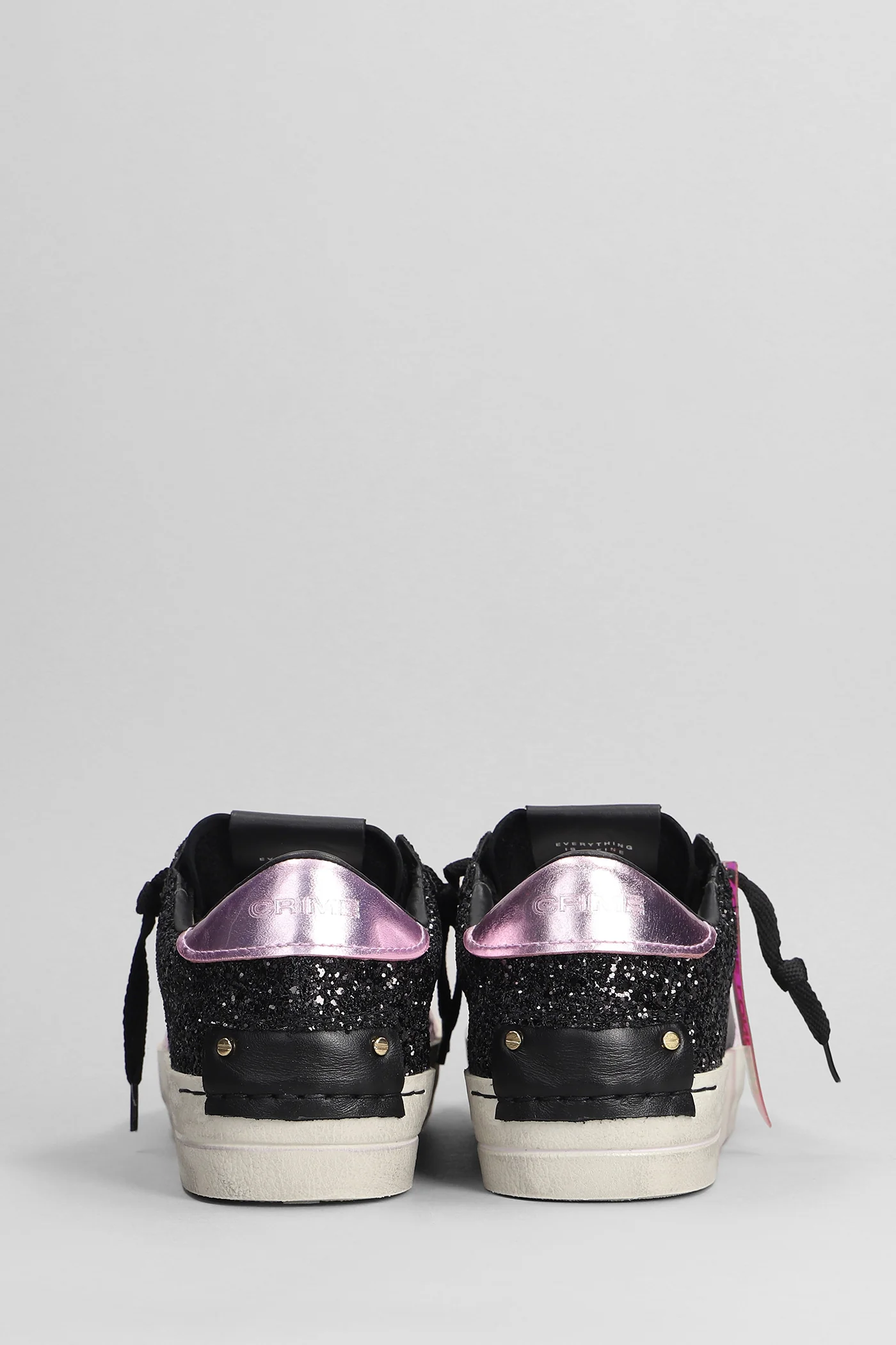 Sk8 Deluxe Sneakers in black leather - Image 8